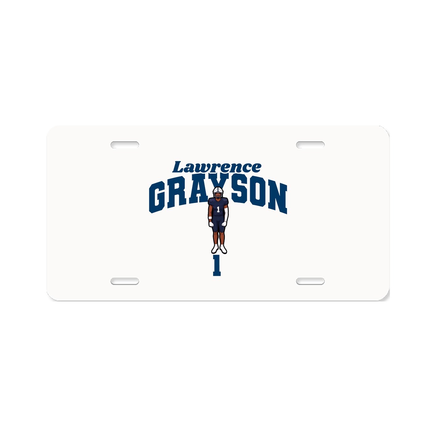 License Plate — Signature Arch in Classic