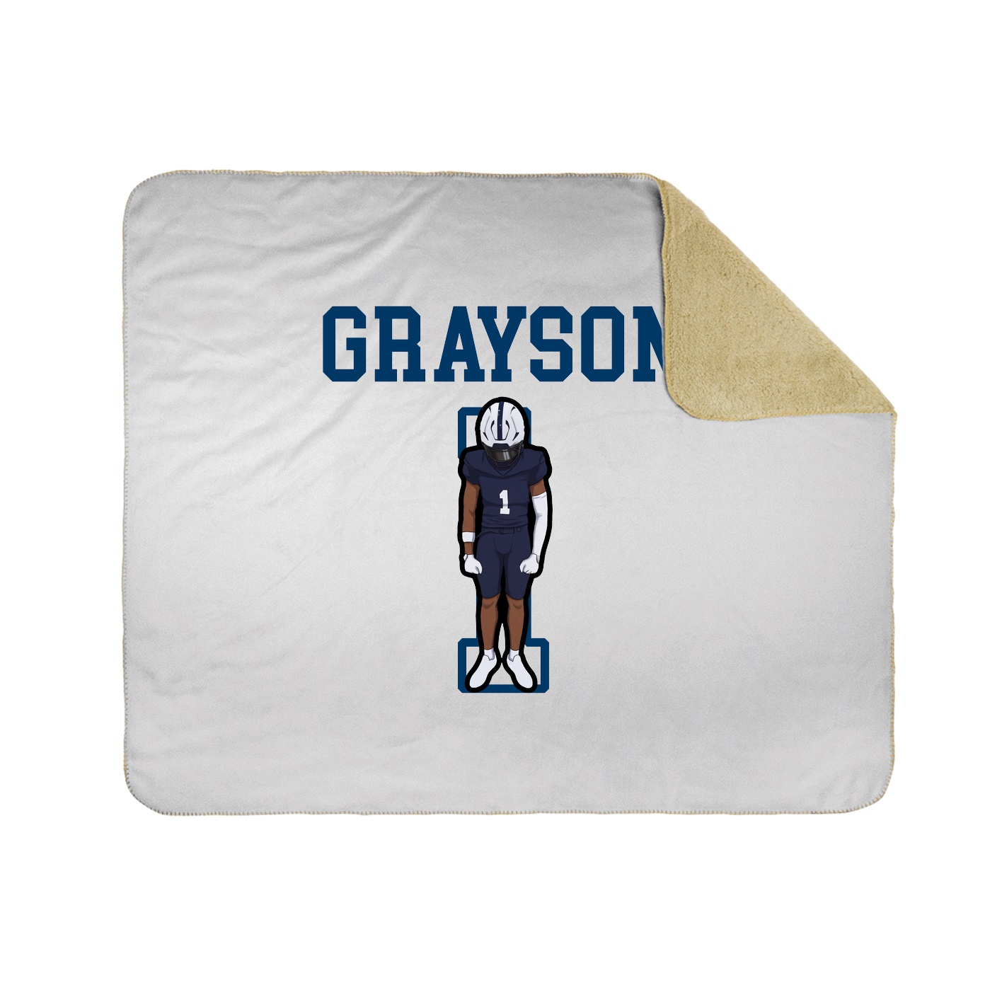 Throw Blanket — Shirsey in White