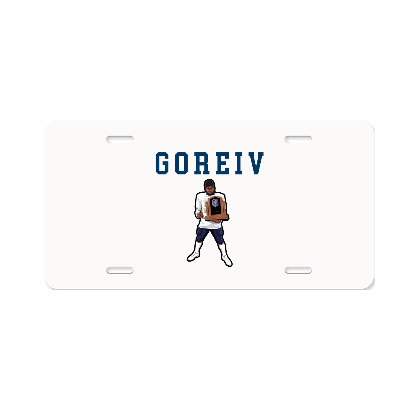 License Plate — Shirsey in Classic