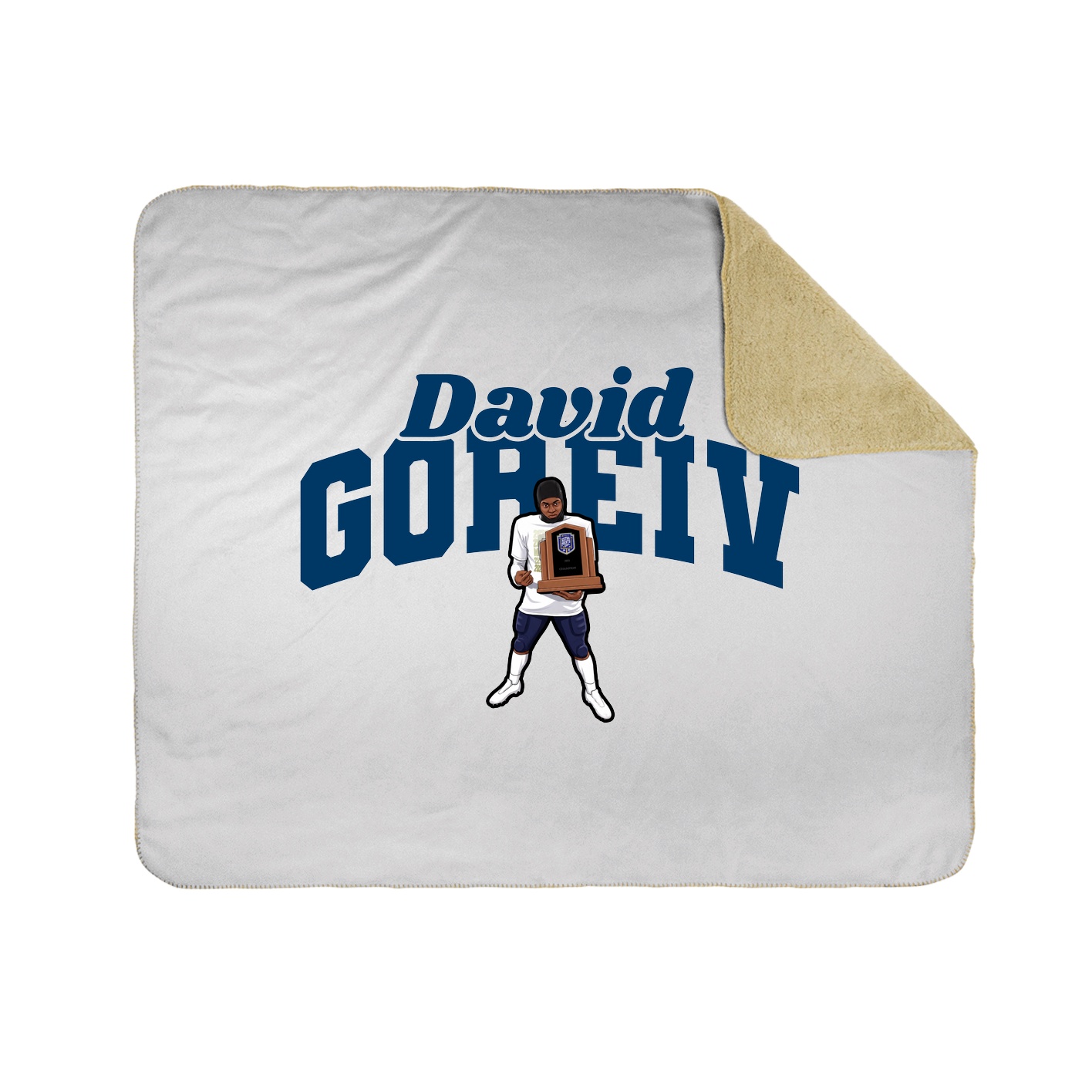 Throw Blanket — Signature Arch in White