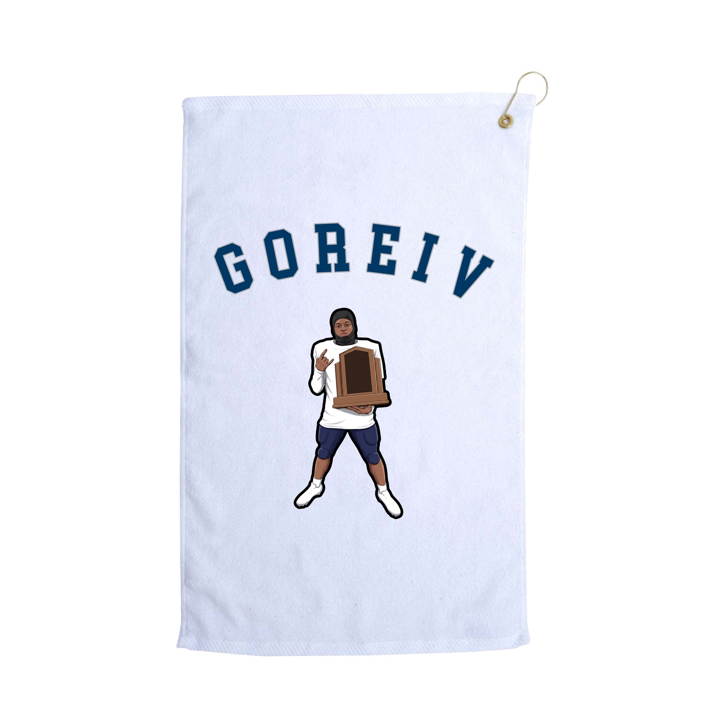 Golf Towel — Shirsey Arch in White