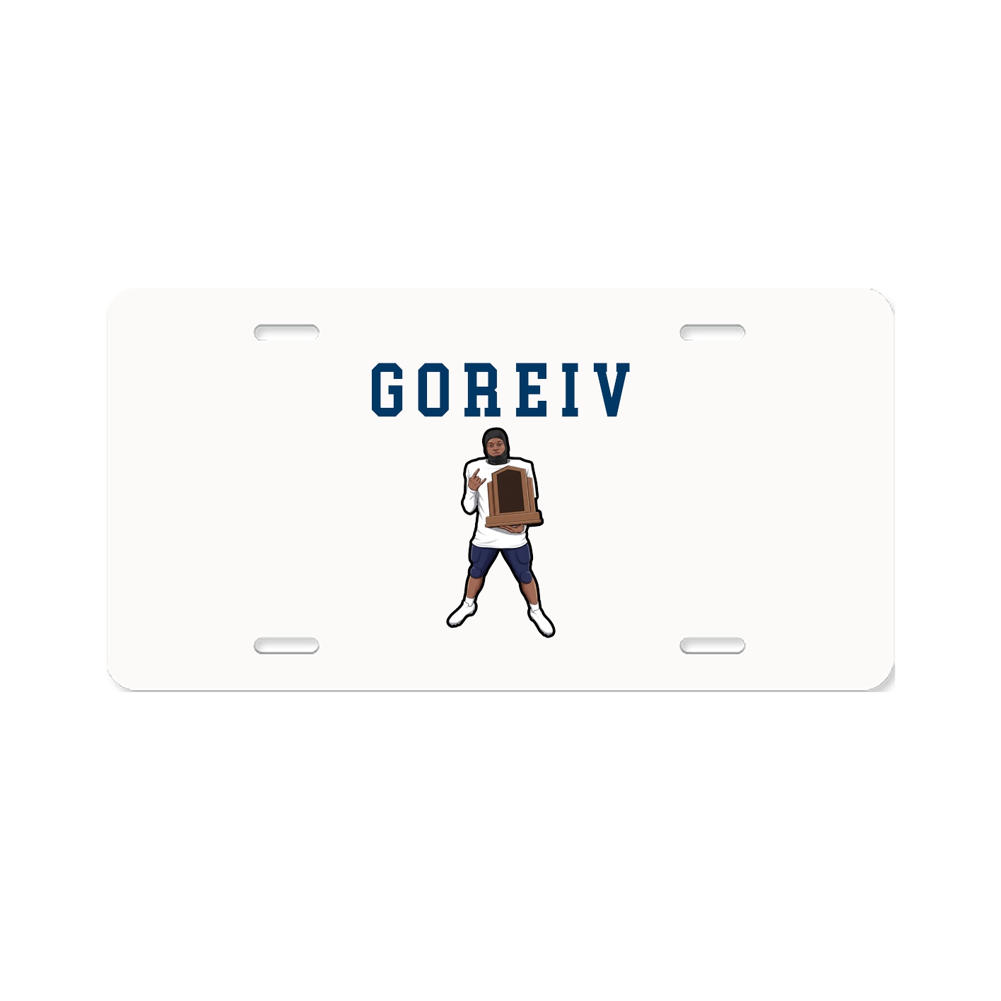 License Plate — Shirsey in Classic