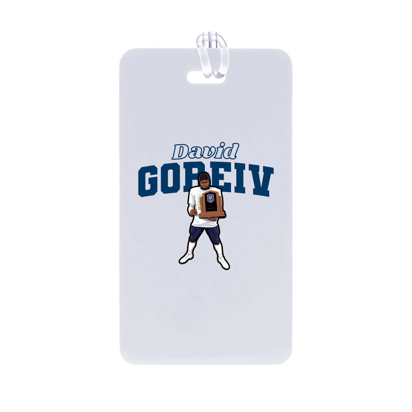 Bag Tag — Name Arch in Classic