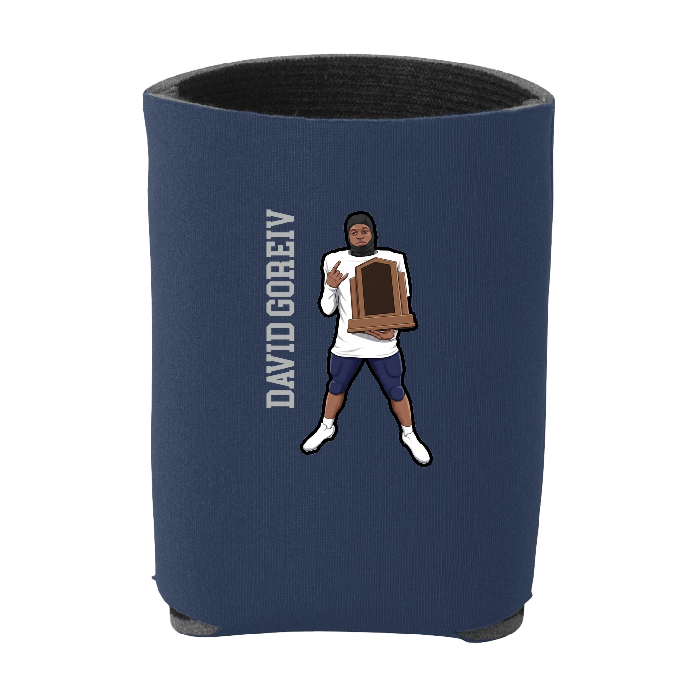 Can Holder — Name Vertical in Navy