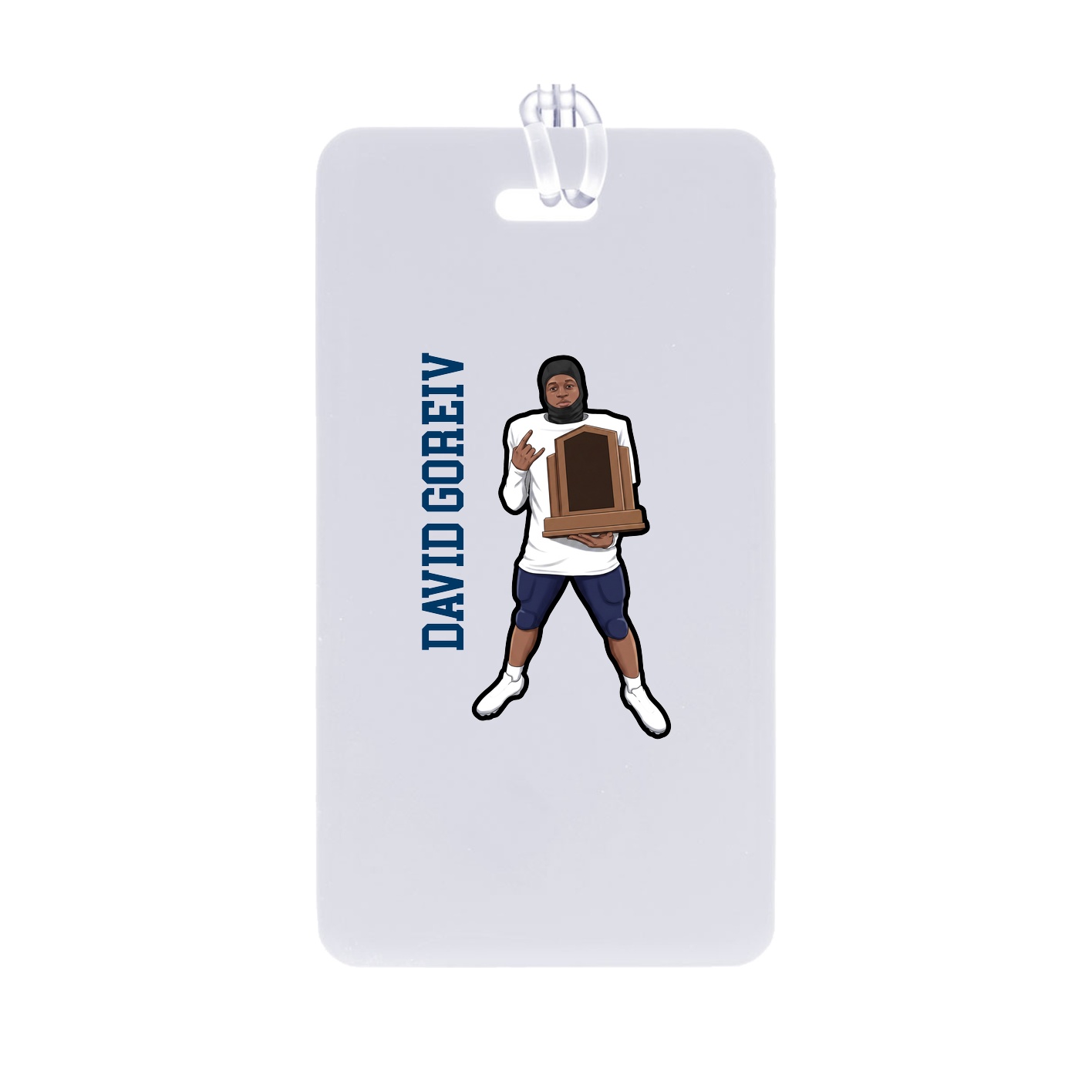 Bag Tag — Name Vertical in Classic