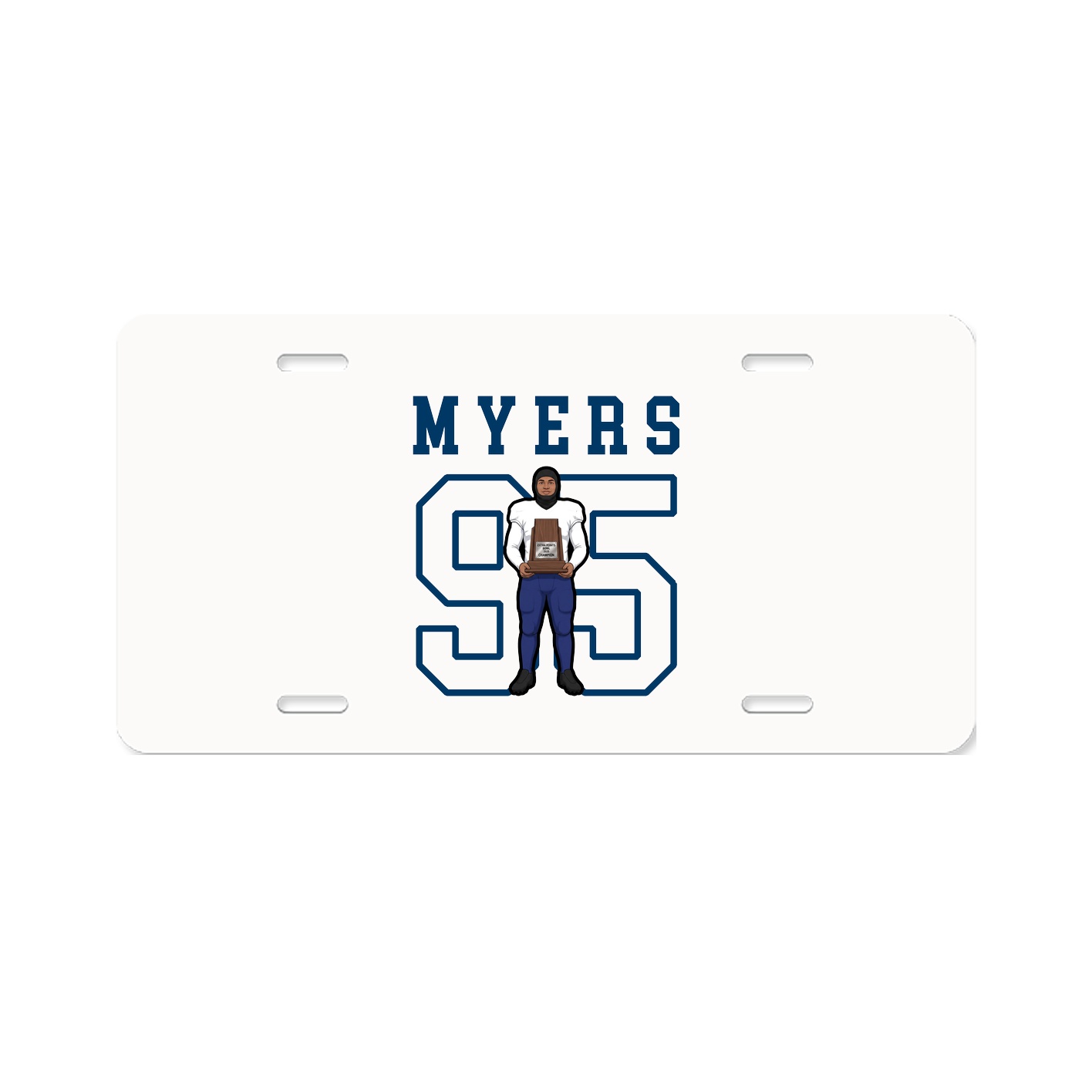 License Plate — Shirsey in Classic