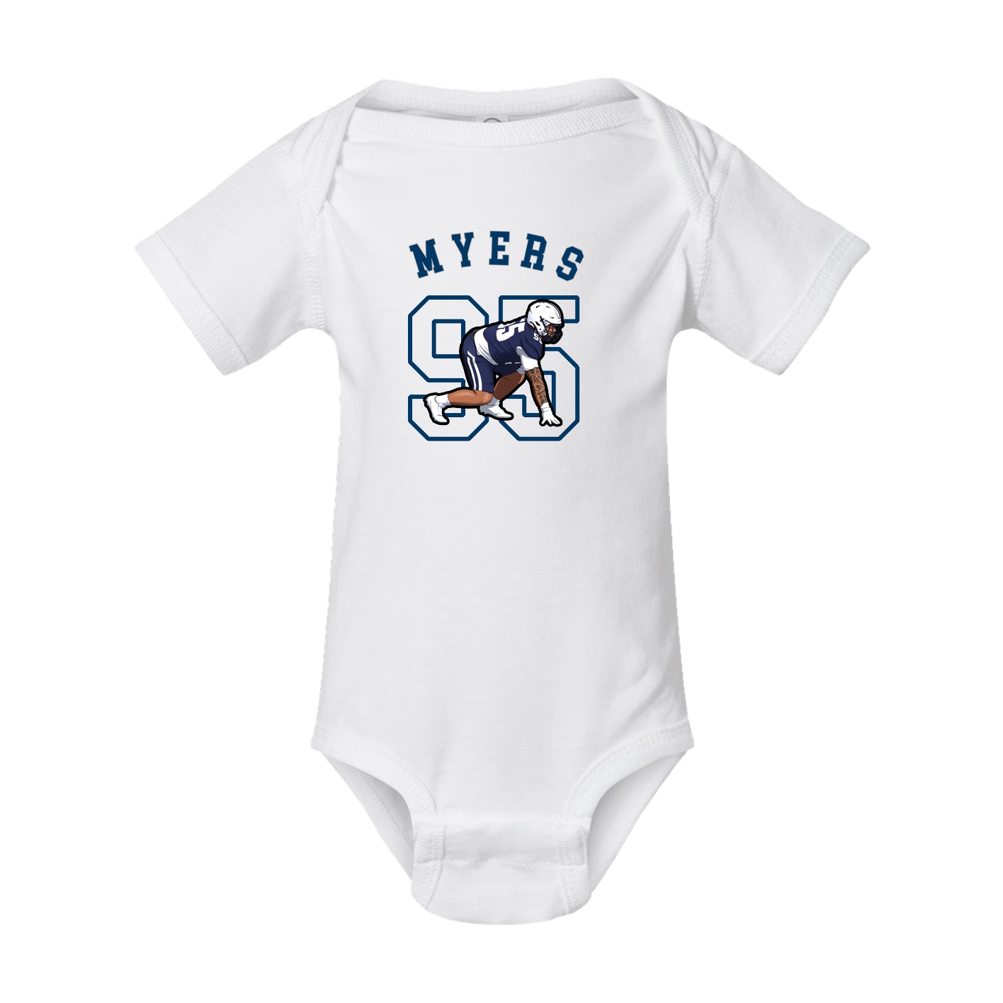 Baby Onesie — Shirsey Arch in White