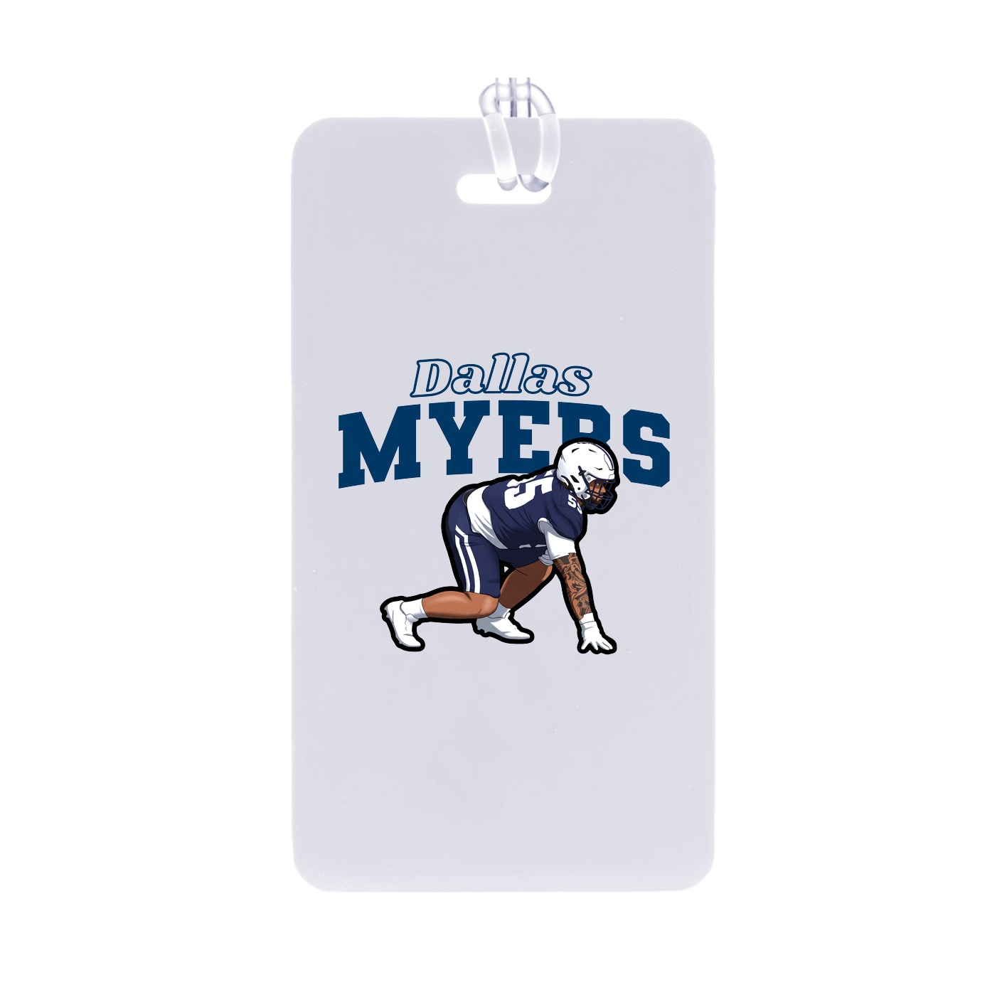 Bag Tag — Name Arch in Classic