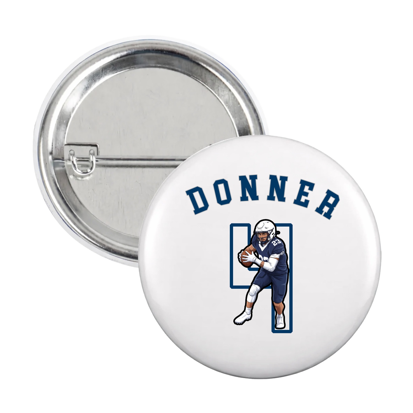 Game Day Button — Shirsey Arch in White