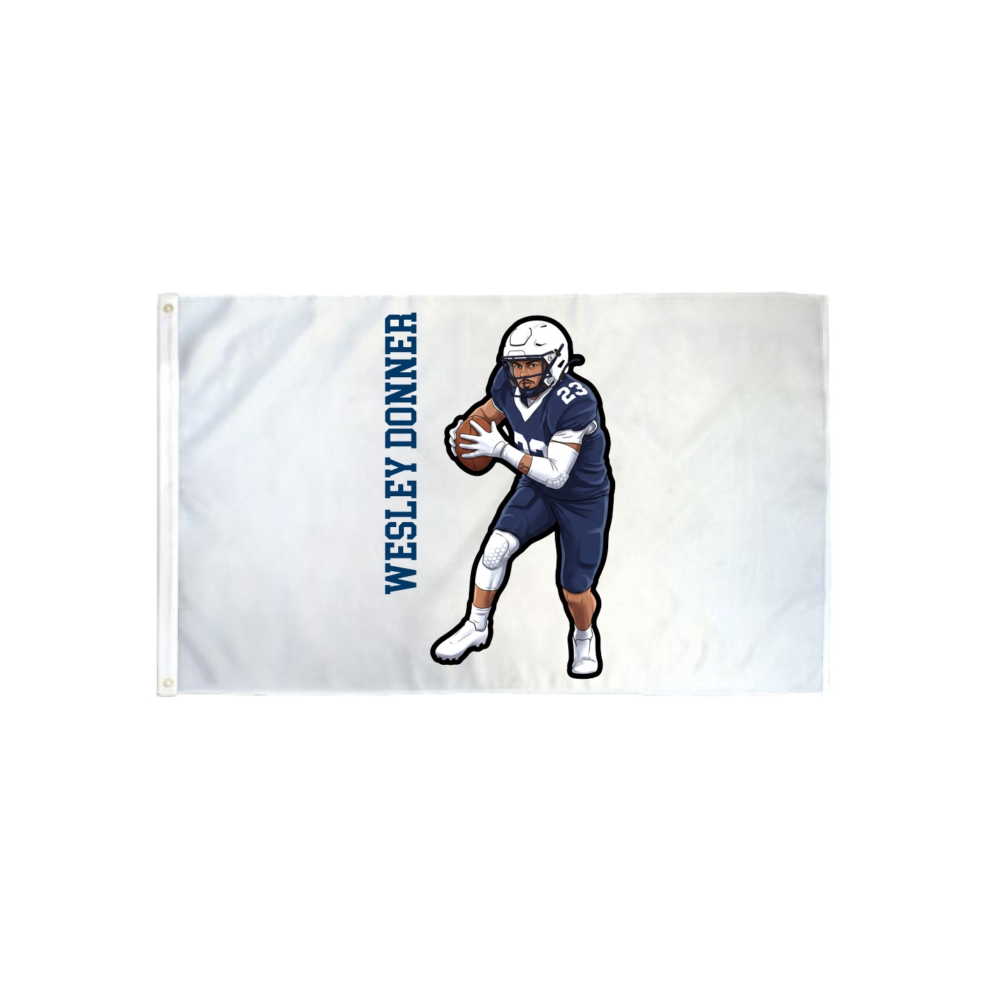 3x5 Flag — Name Vertical in Classic