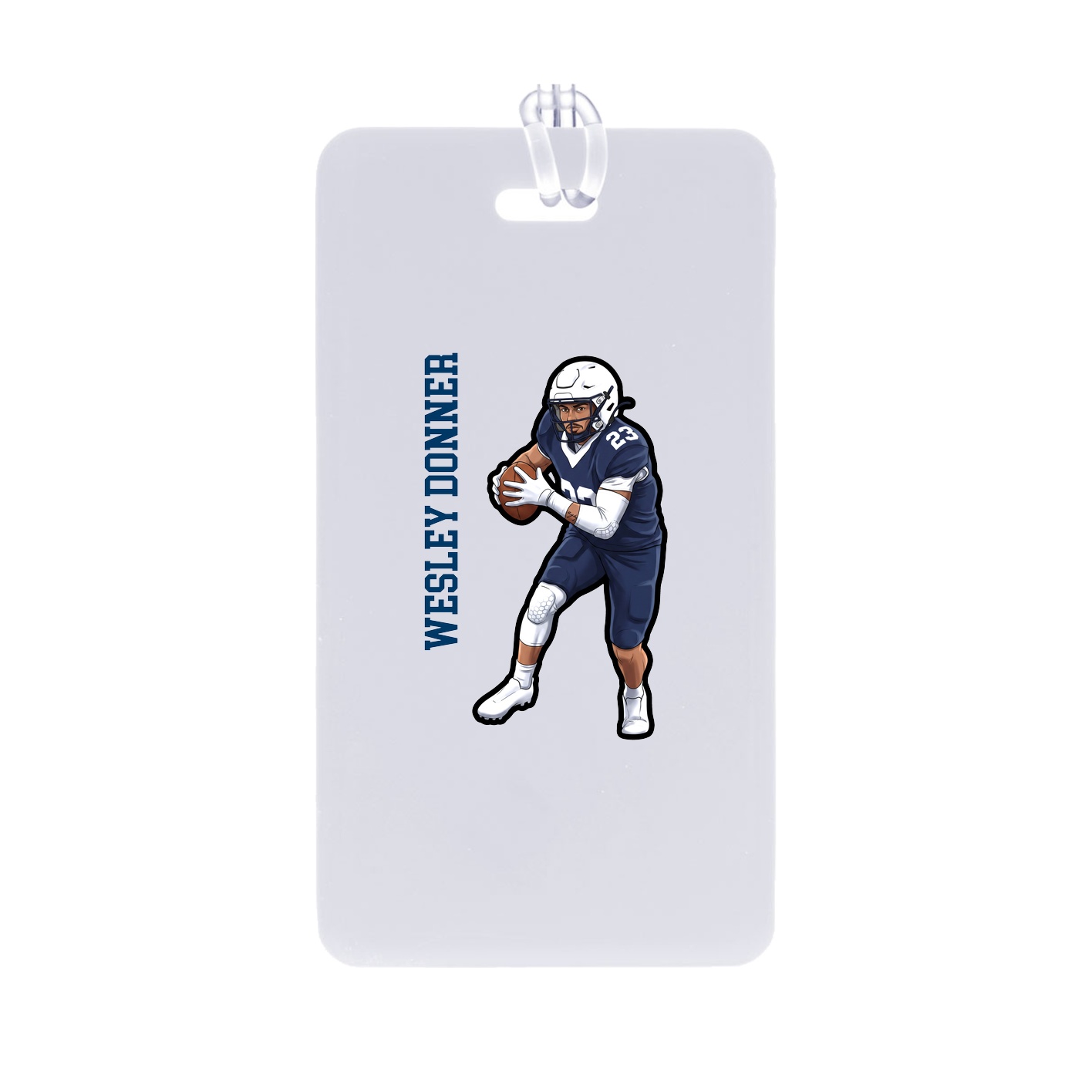 Bag Tag — Name Vertical in Classic