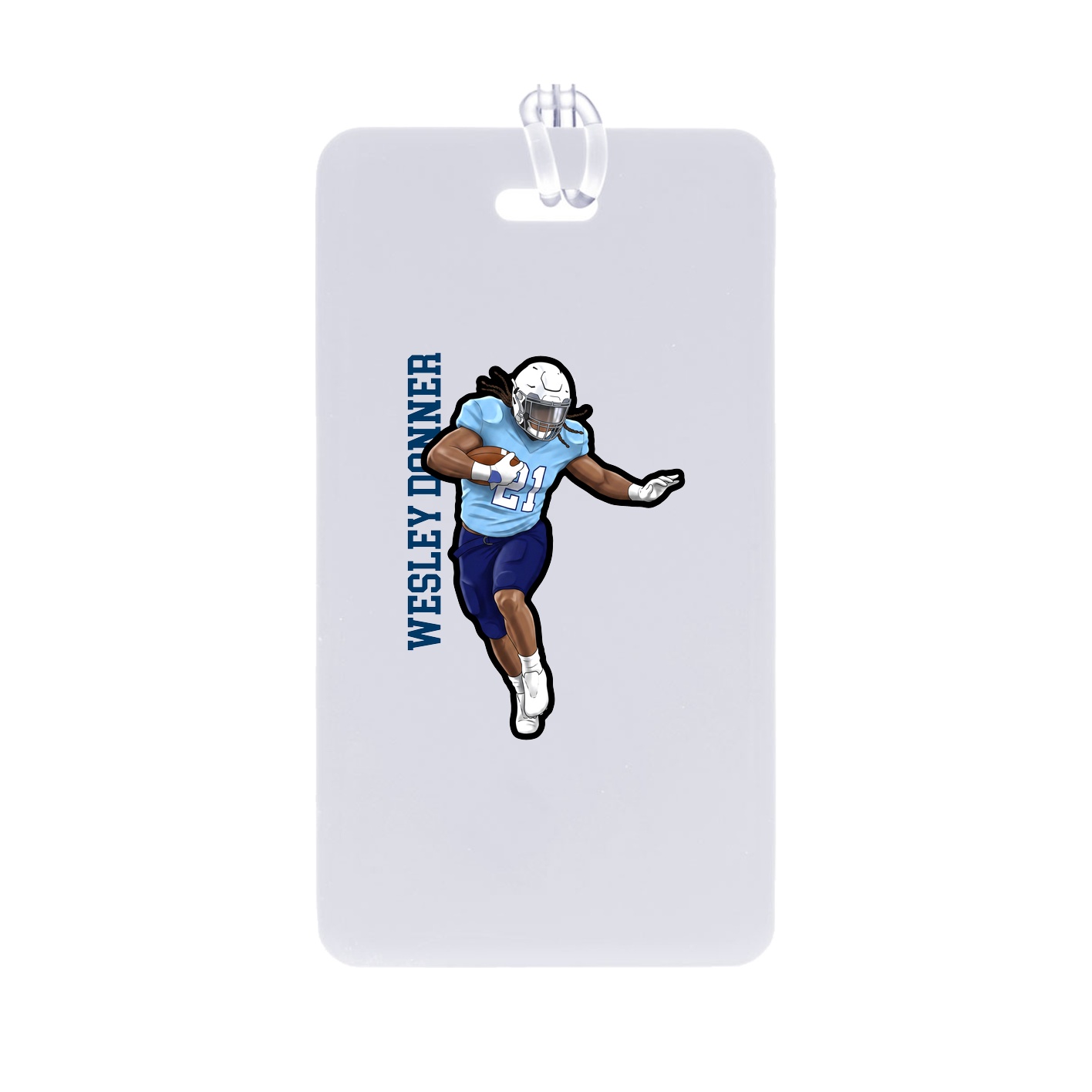 Bag Tag — Name Vertical in Classic