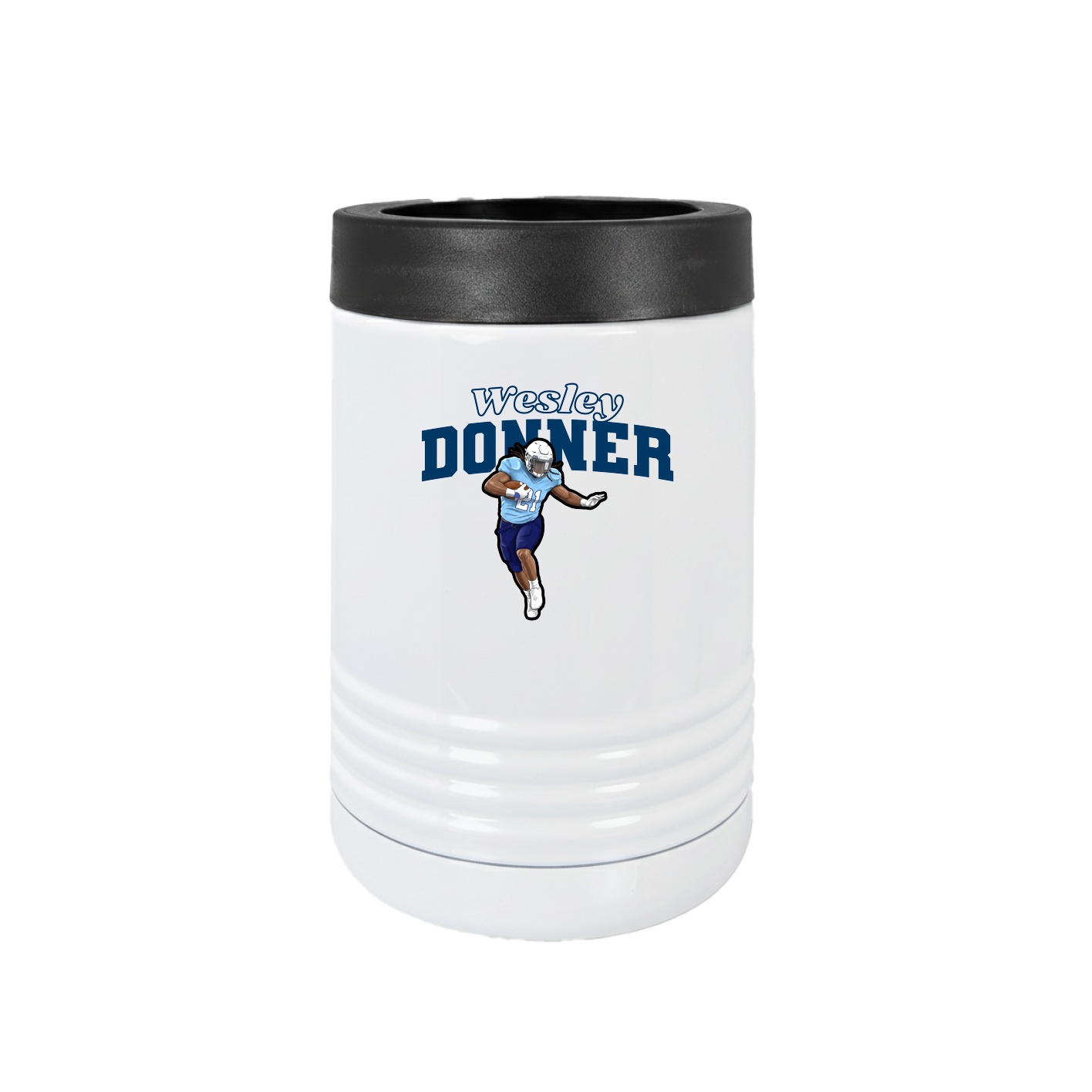 Beverage Holder — Name Arch in White