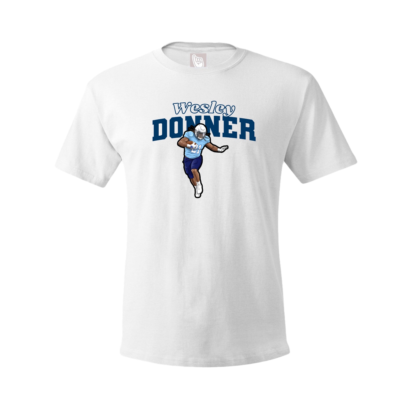 Tee — Name Arch in White
