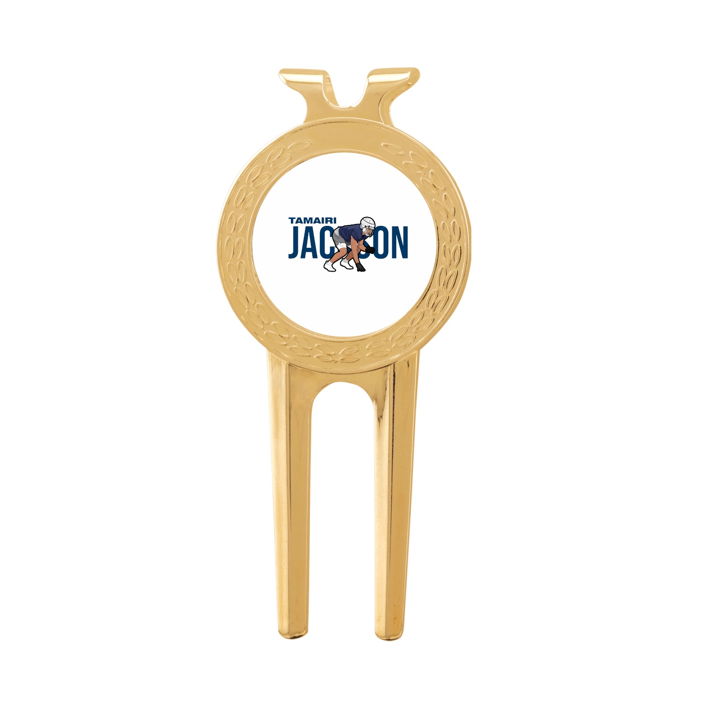 Divot Tool with Ball Marker — Player Name in Classic