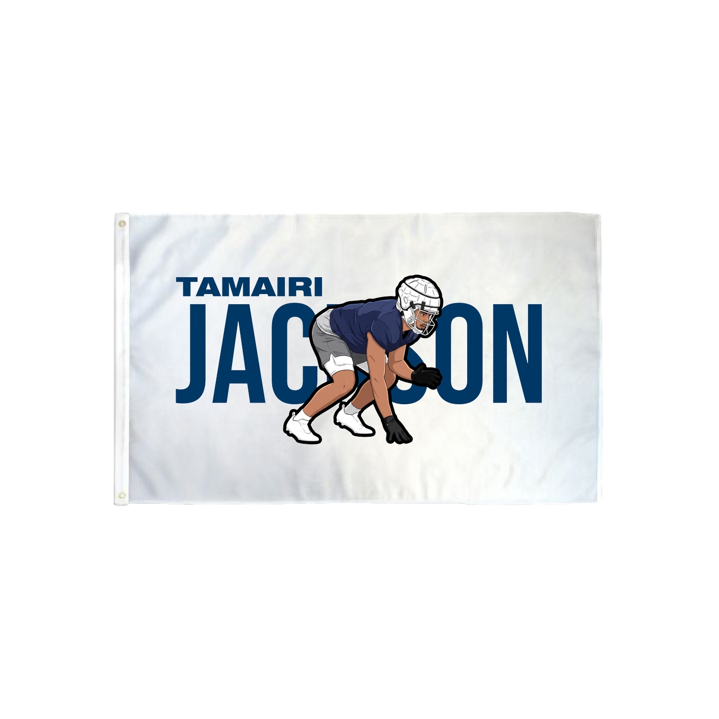 3x5 Flag — Player Name in Classic