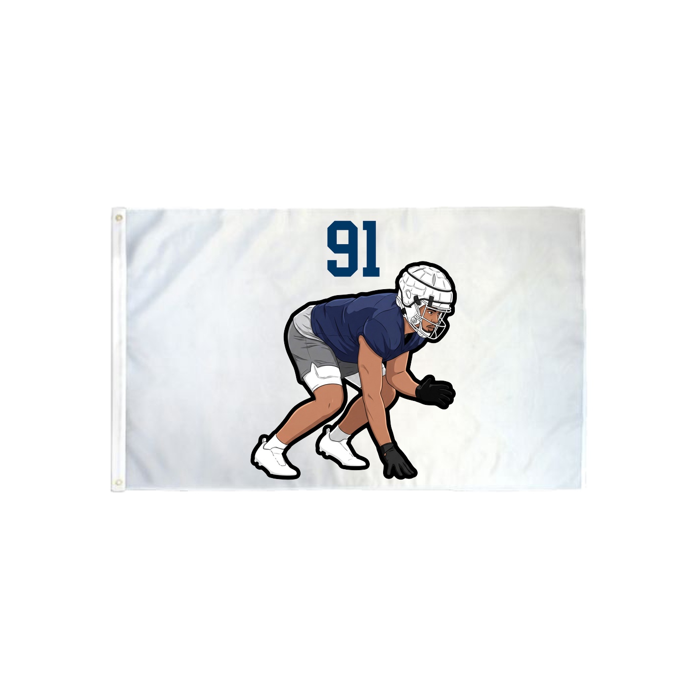 3x5 Flag — Number Top in Classic