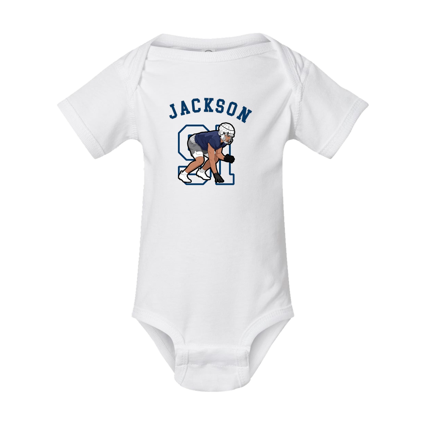 Baby Onesie — Shirsey Arch in White