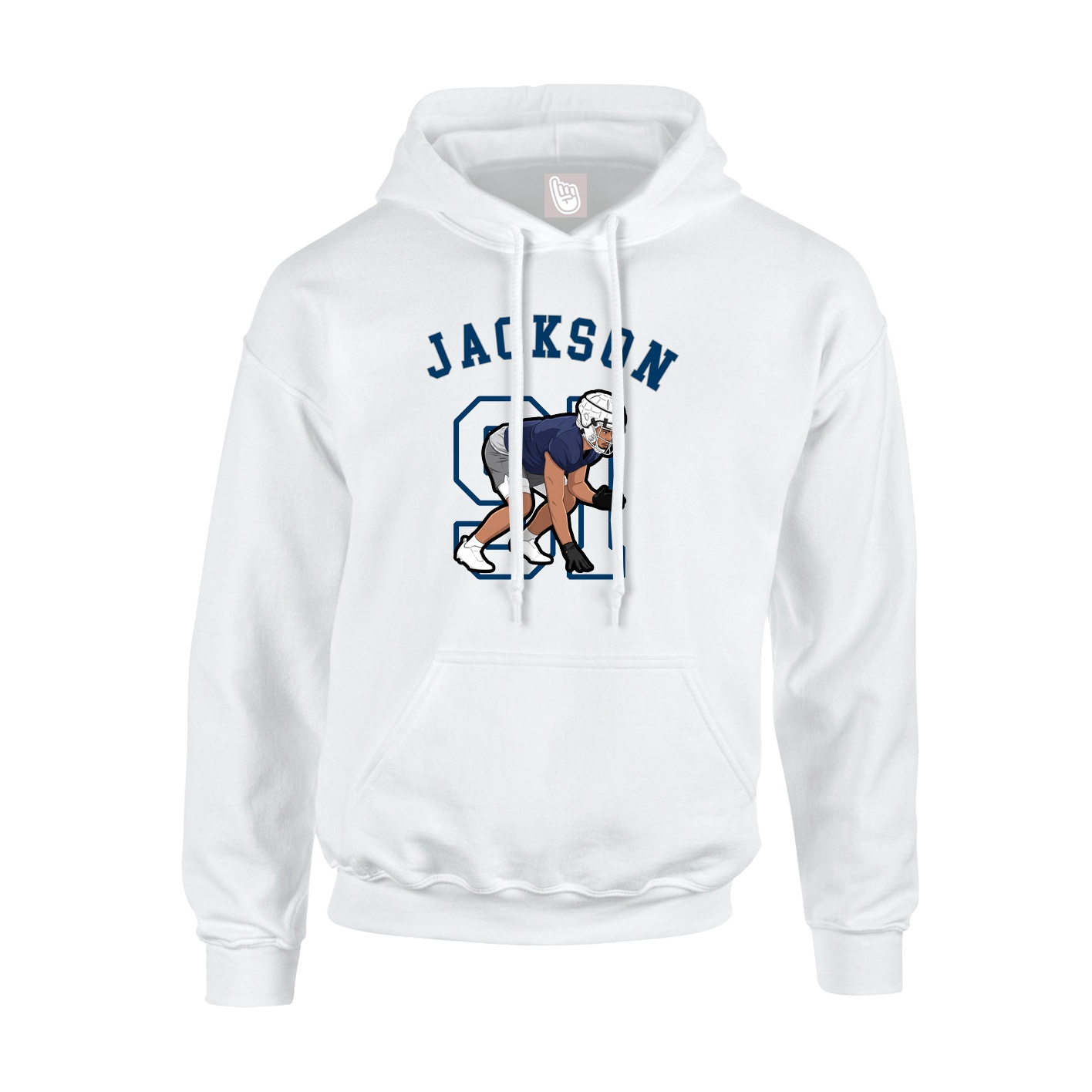 Hoodie — Shirsey Arch in White