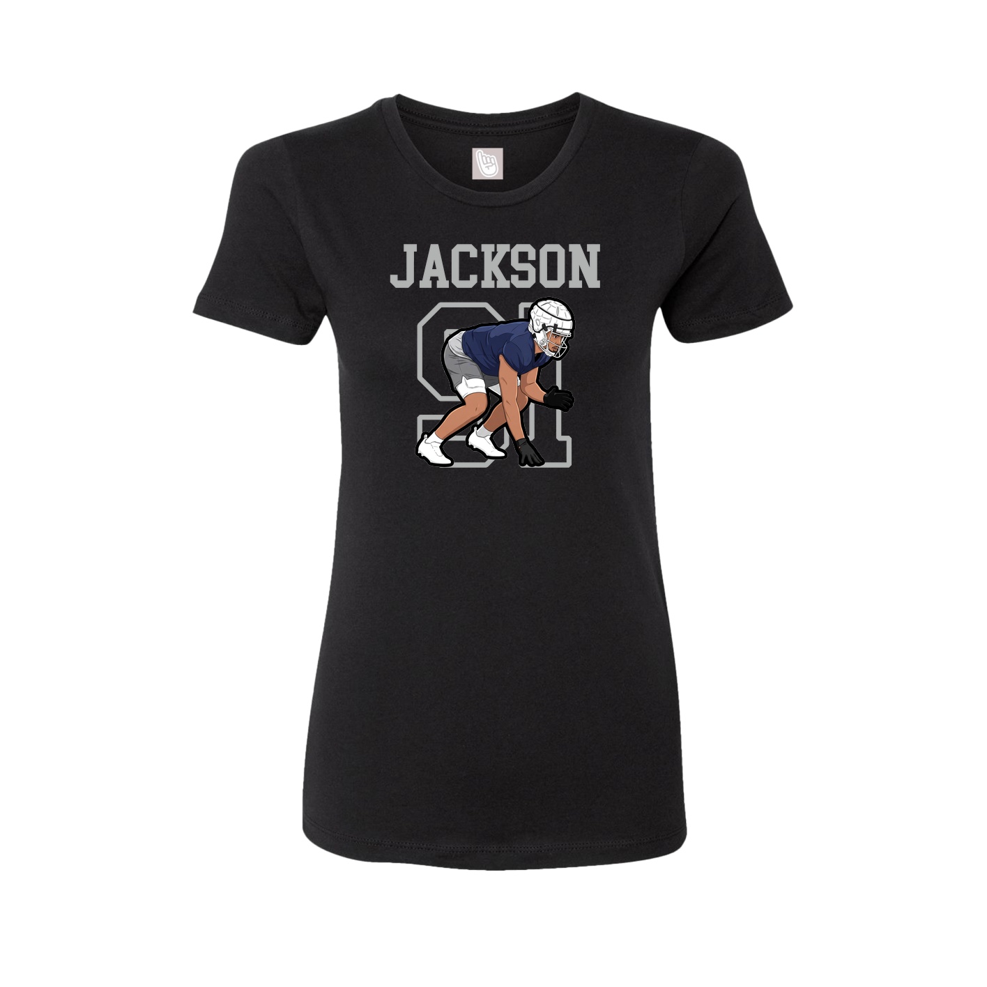 Fitted Women's Tee — Shirsey in Black