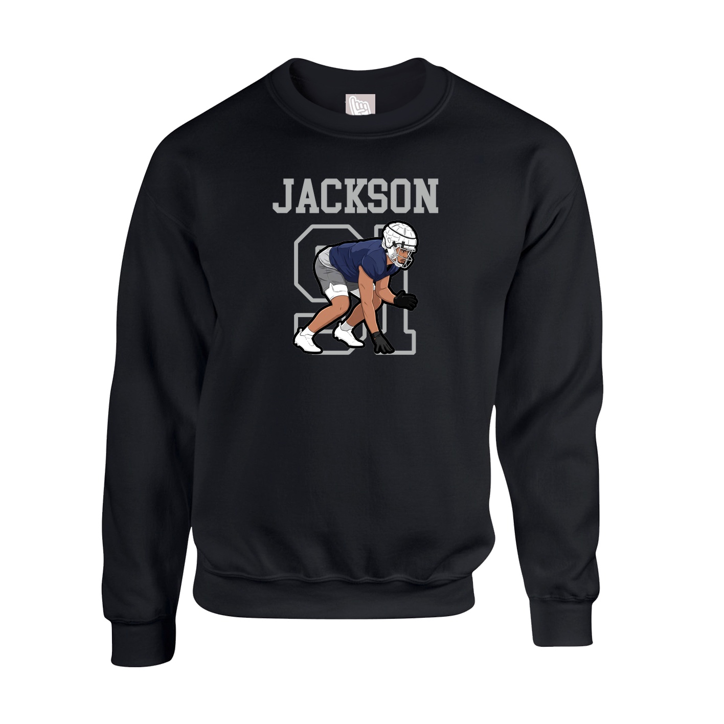 Fleece Crew — Shirsey in Black