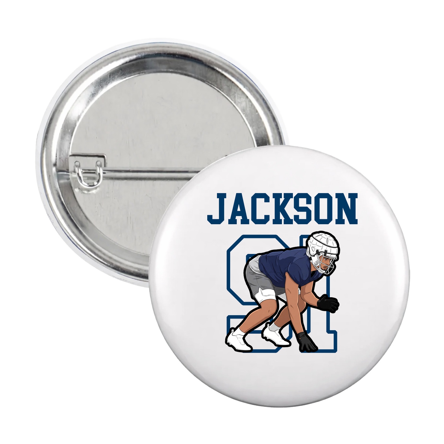 Game Day Button — Shirsey in White