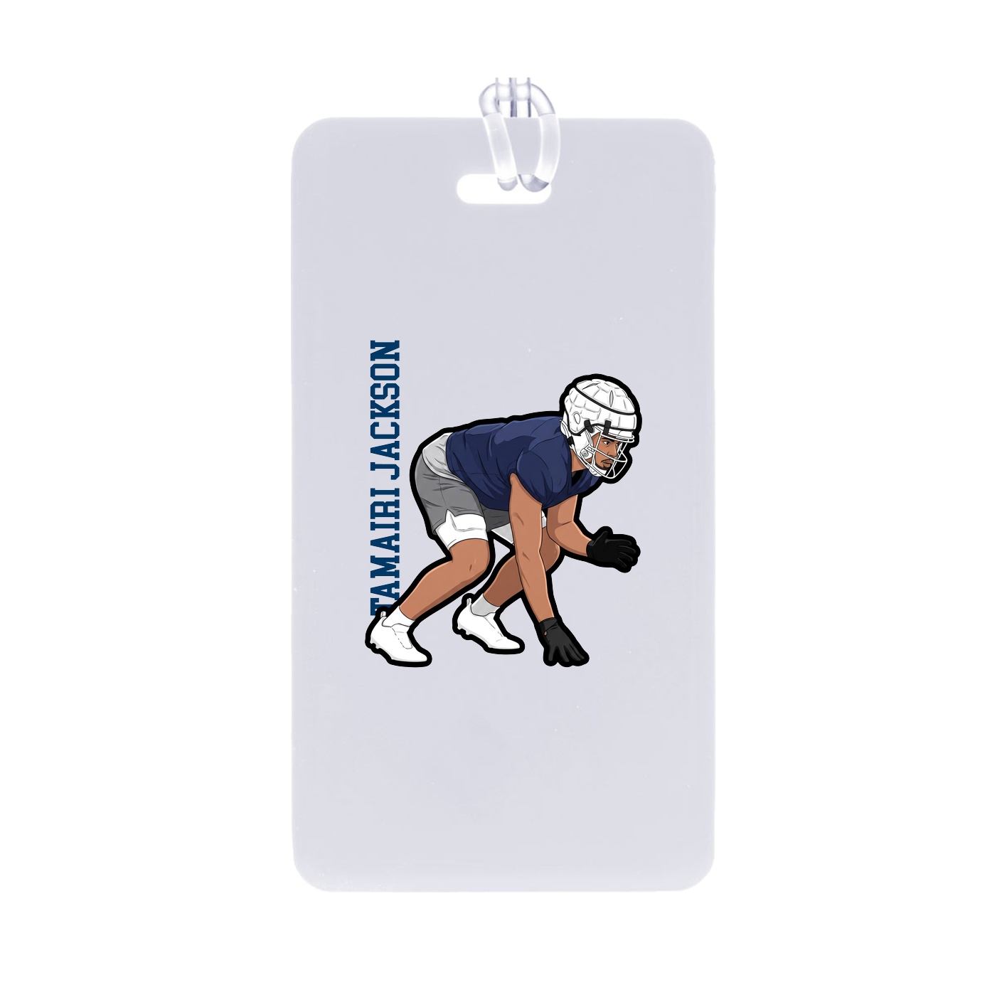 Bag Tag — Name Vertical in Classic