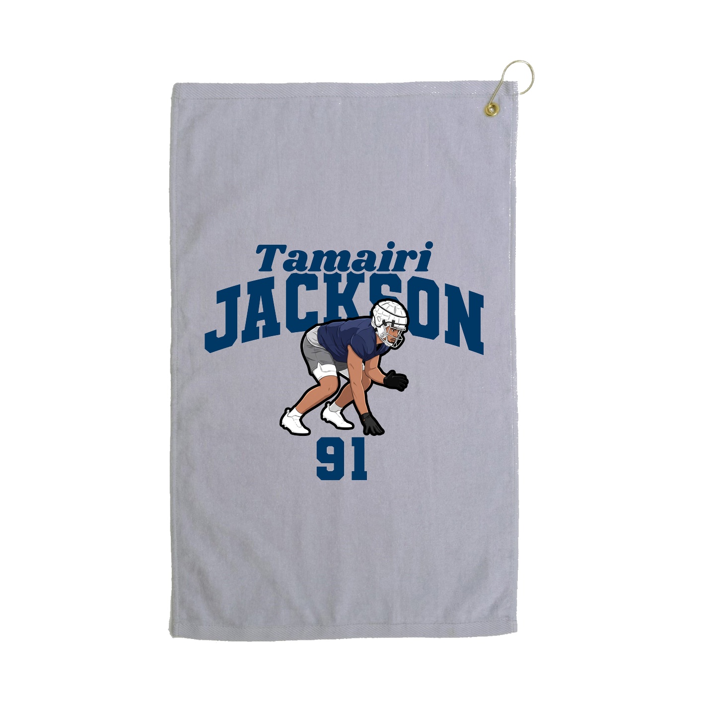 Golf Towel — Signature Arch in Grey
