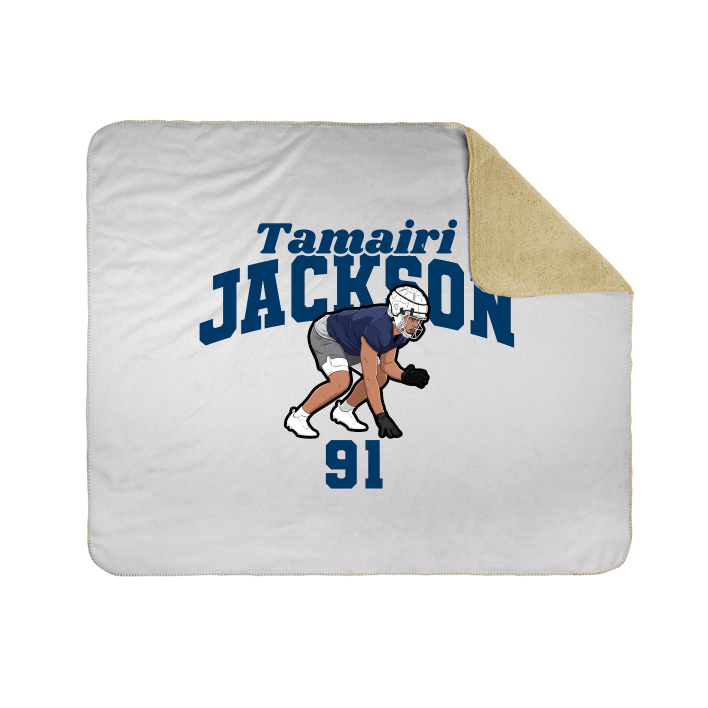 Throw Blanket — Signature Arch in White