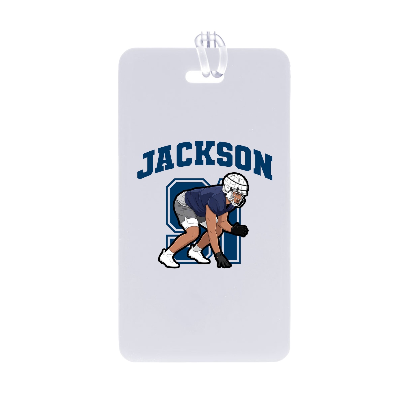 Bag Tag — Number in Classic