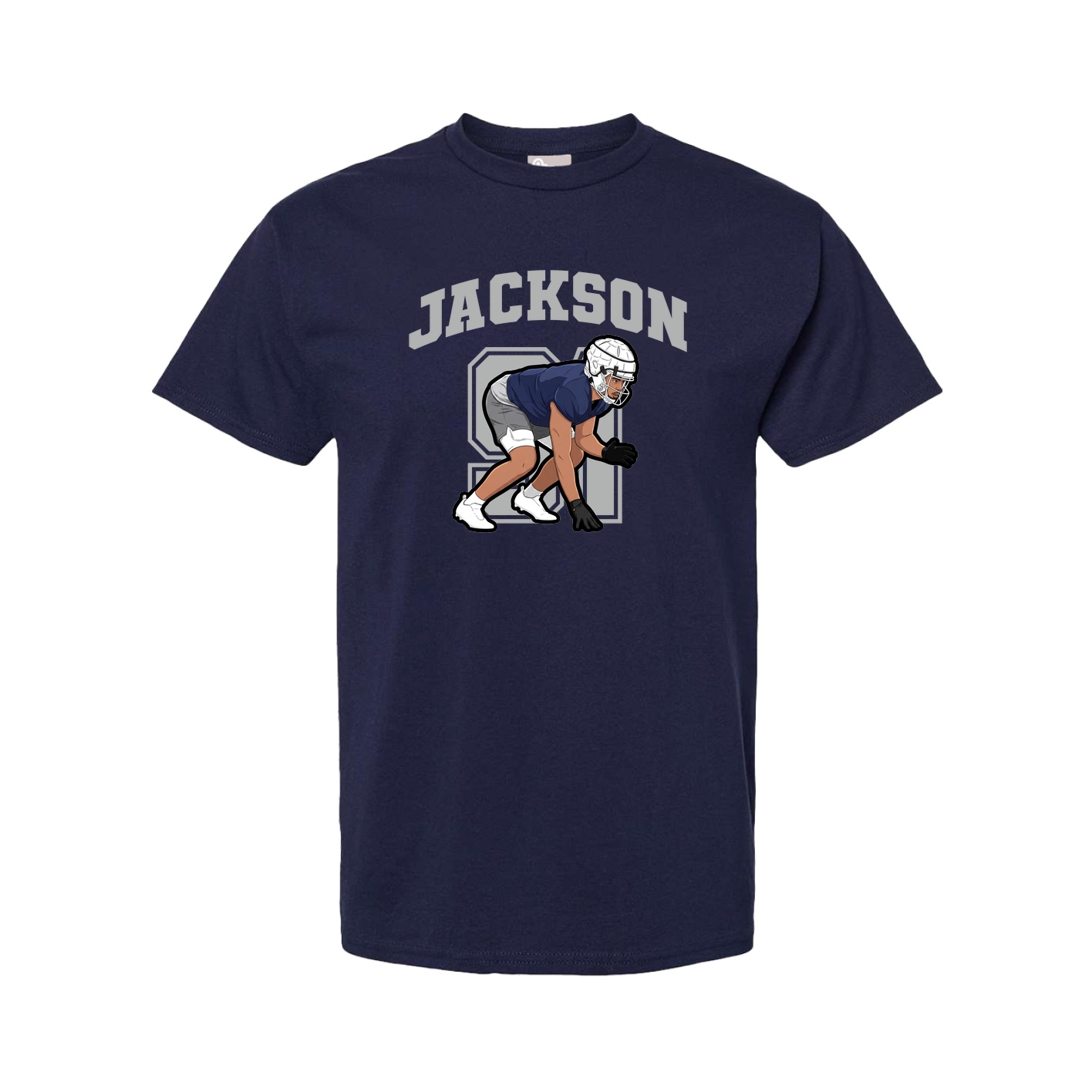 Tee — Number in Navy