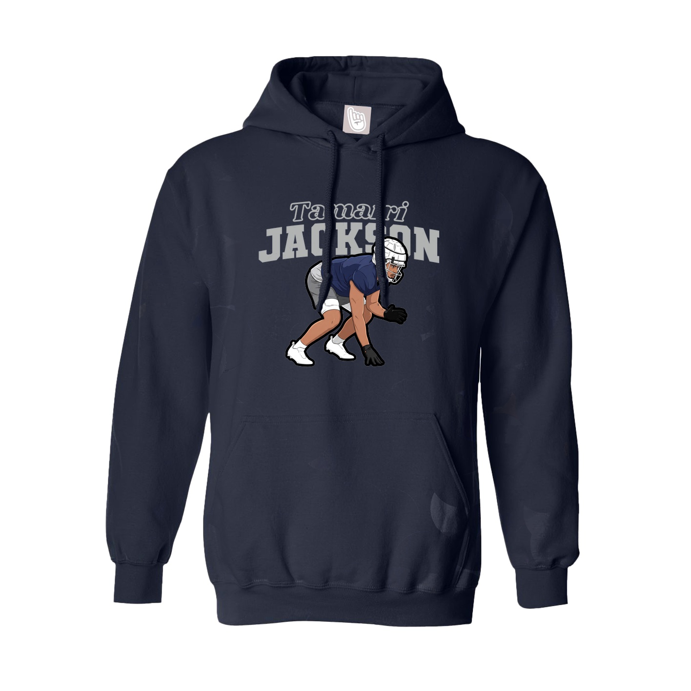 Hoodie — Name Arch in Navy