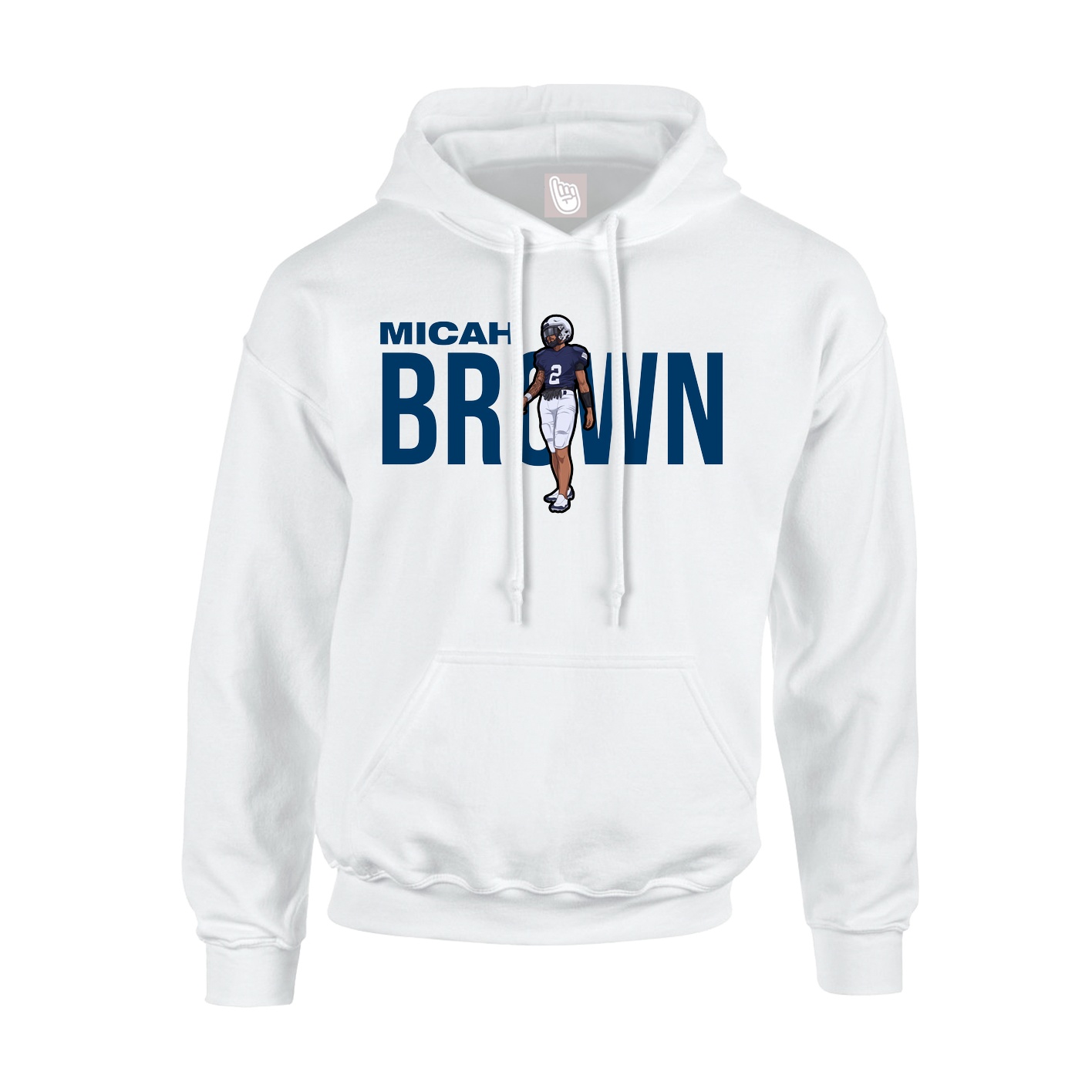 Hoodie — Player Name in White