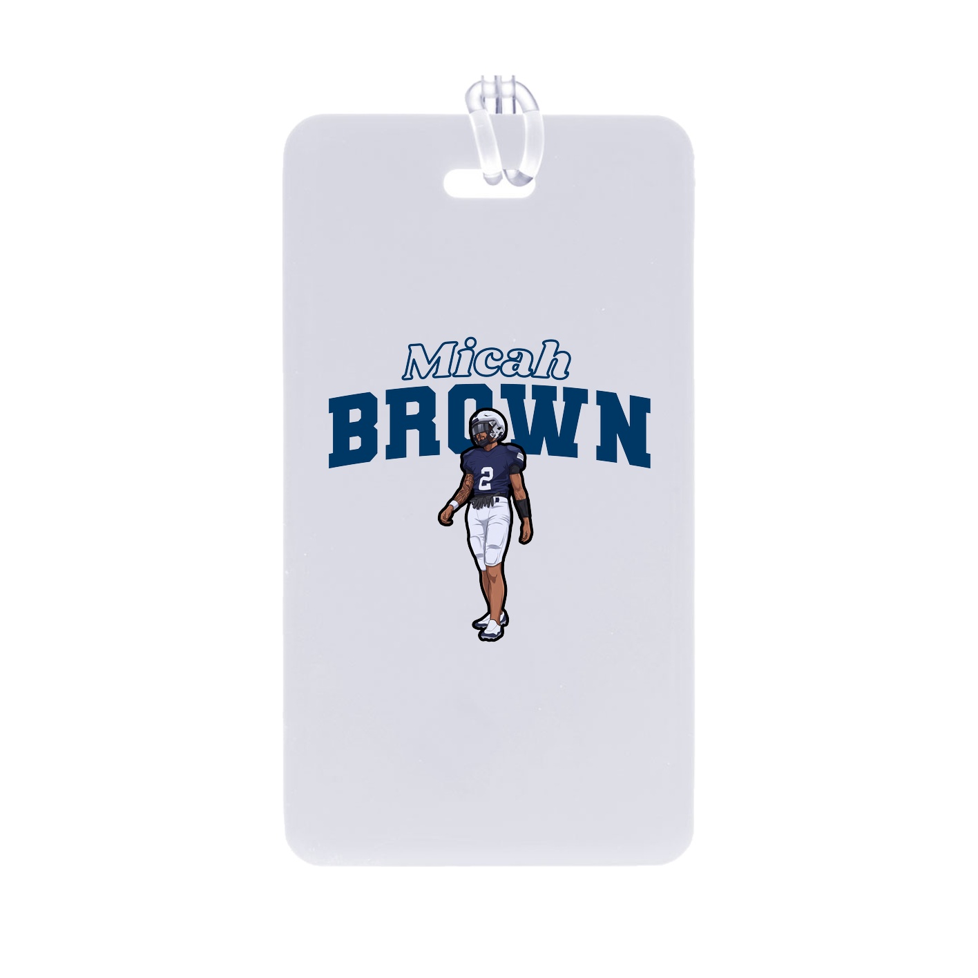 Bag Tag — Name Arch in Classic