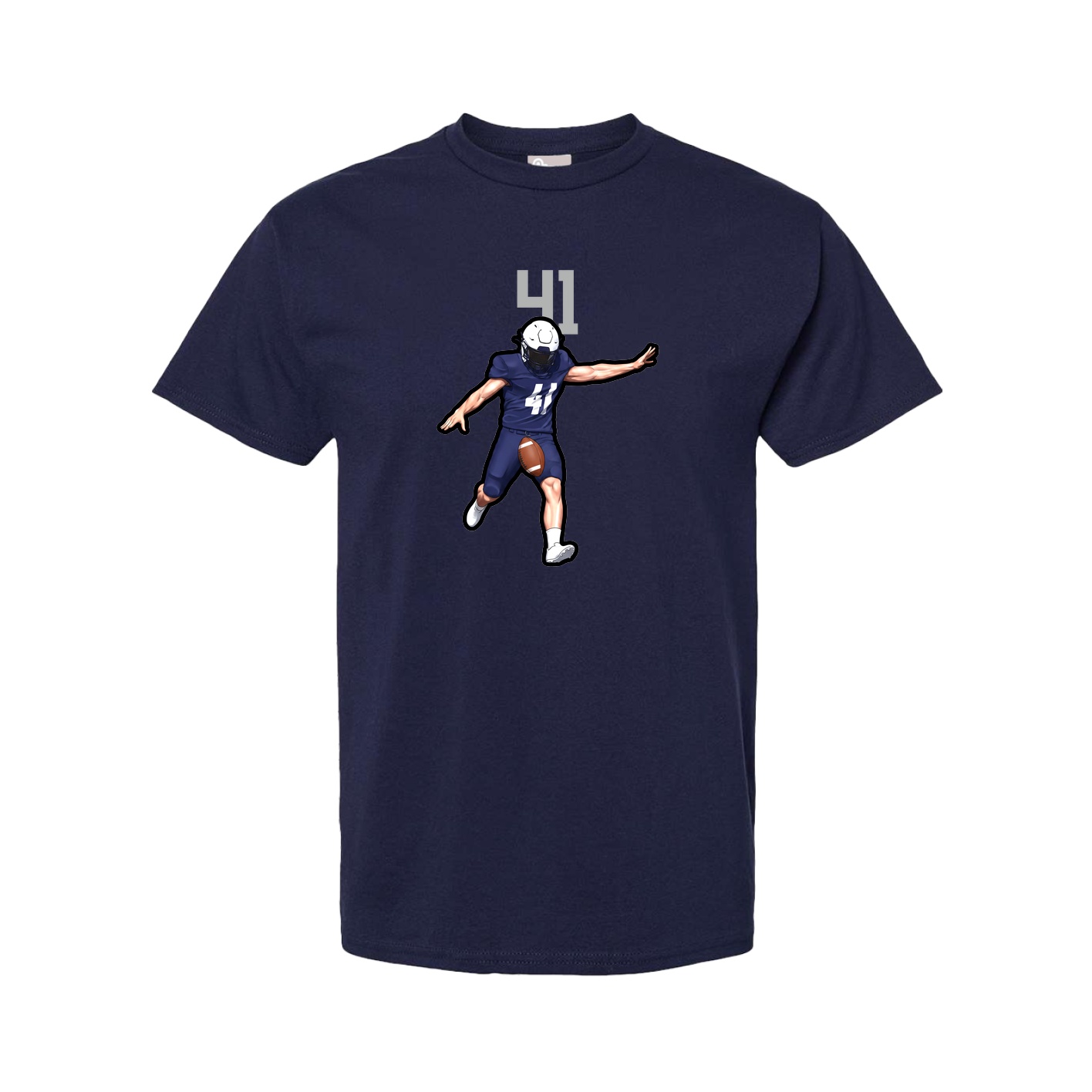 Tee — Number Top in Navy
