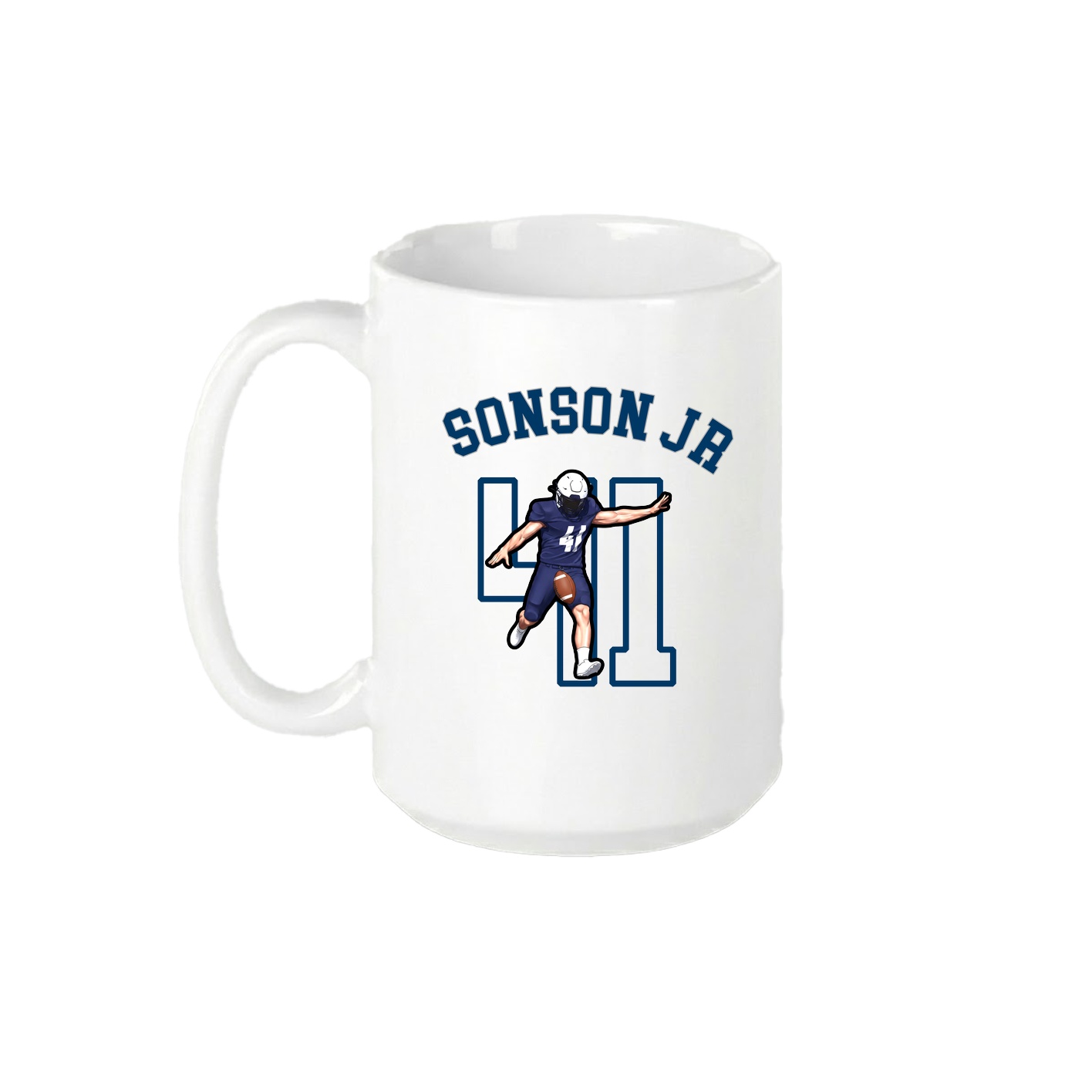 15oz Coffee Mug — Shirsey Arch in White