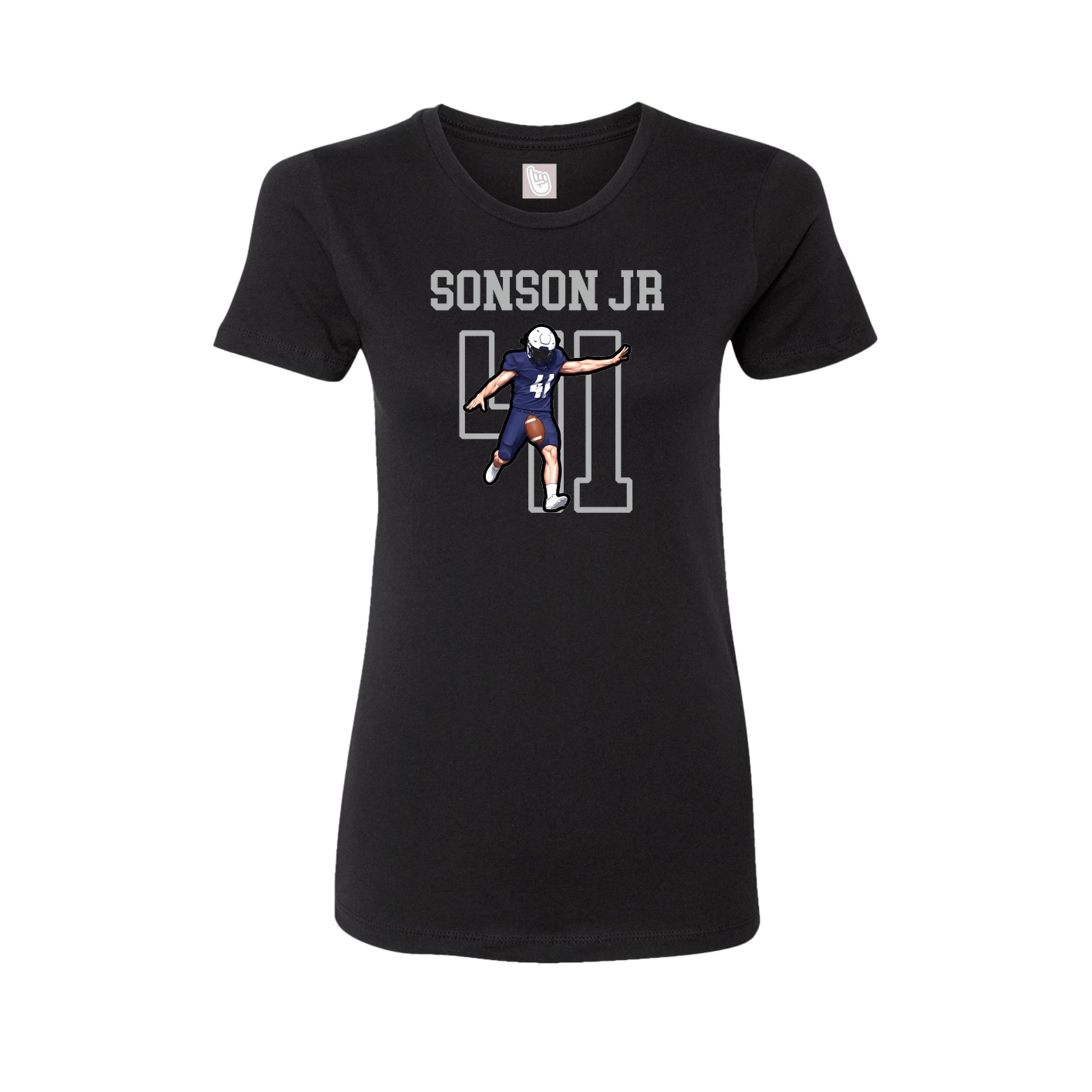 Fitted Women's Tee — Shirsey in Black