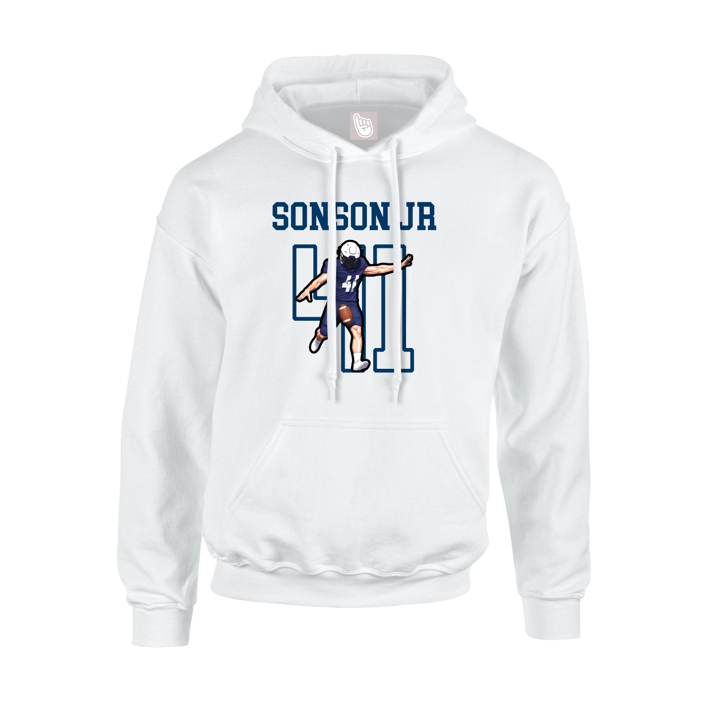 Youth Hoodie — Shirsey in White