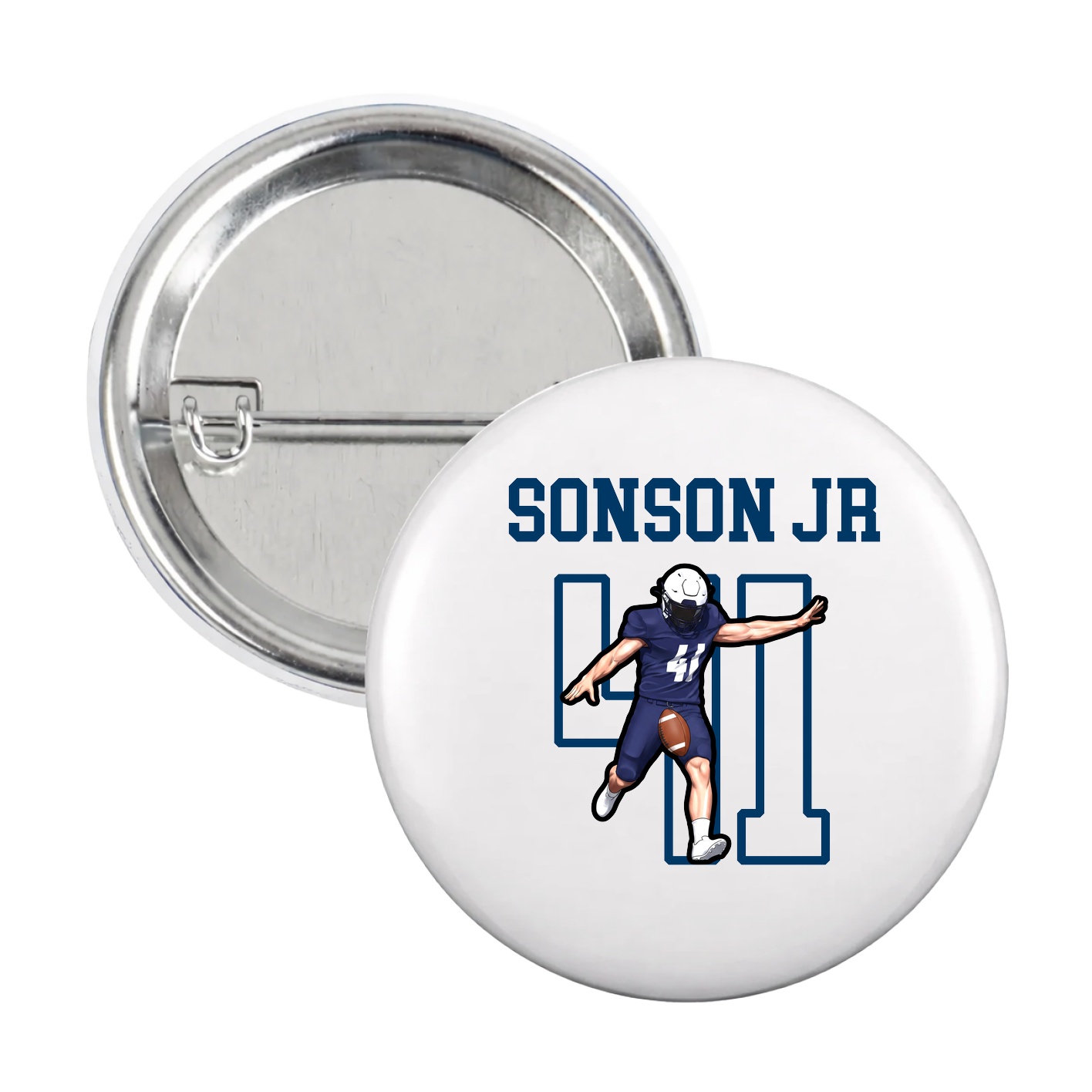 Game Day Button — Shirsey in White