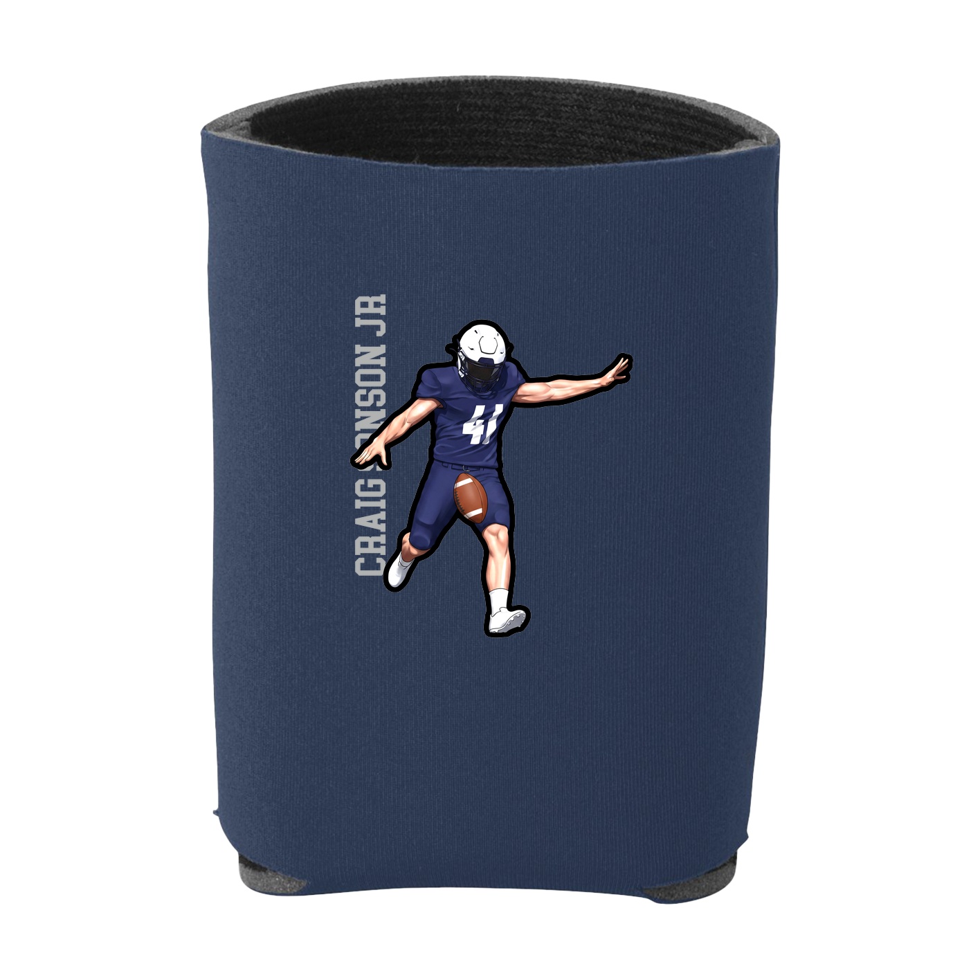 Can Holder — Name Vertical in Navy