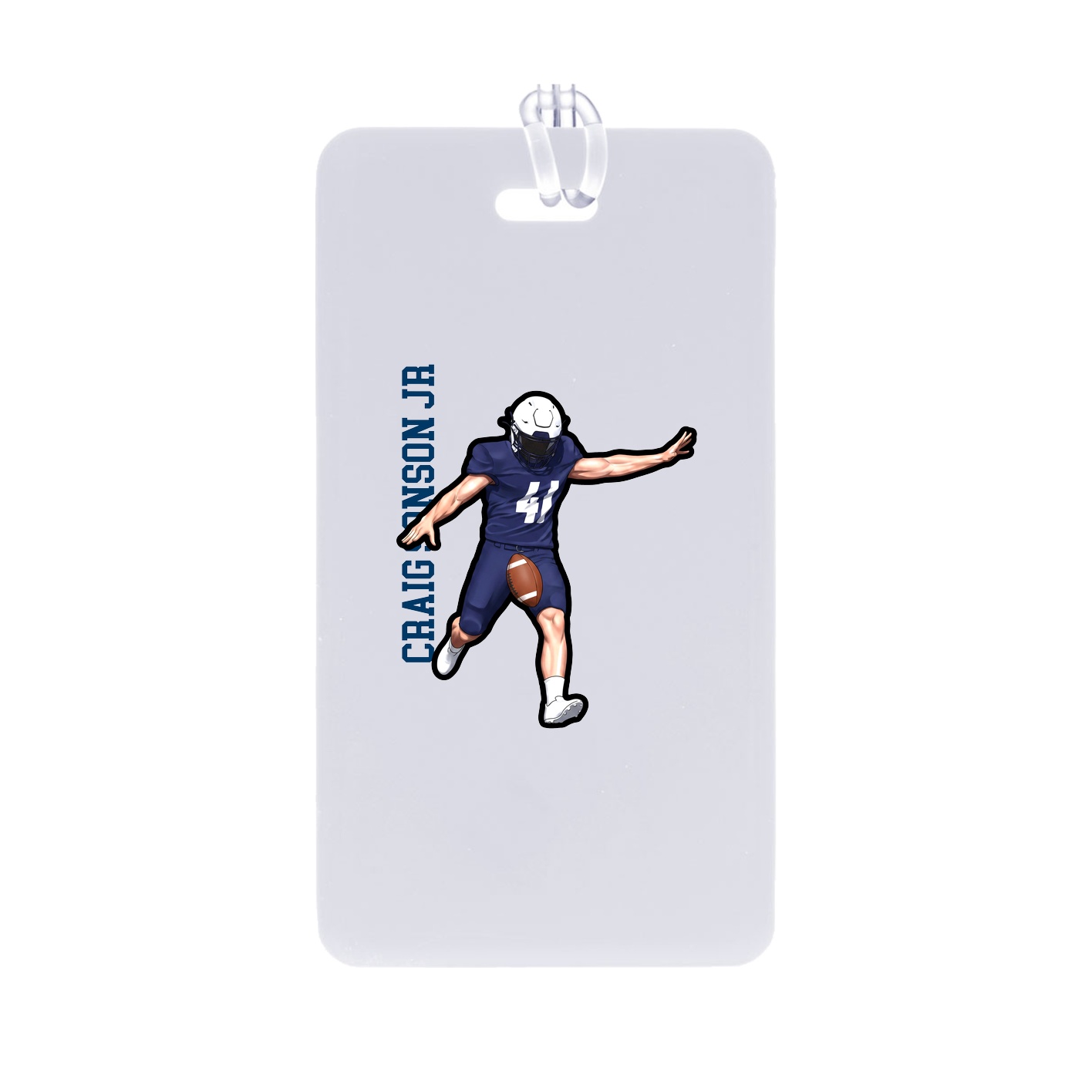 Bag Tag — Name Vertical in Classic