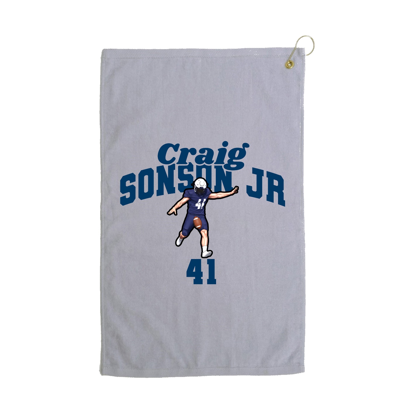 Golf Towel — Signature Arch in Grey
