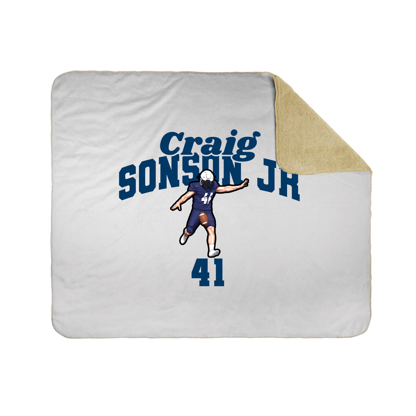 Throw Blanket — Signature Arch in White
