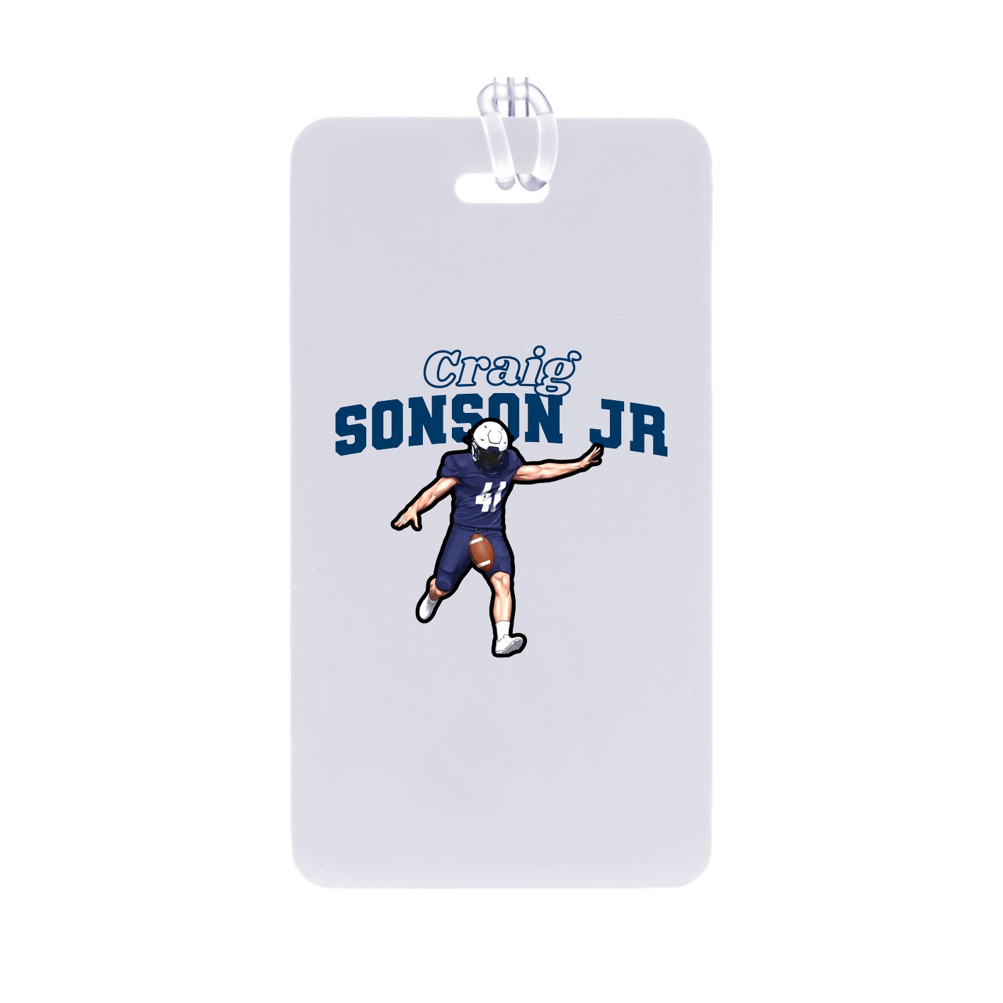 Bag Tag — Name Arch in Classic