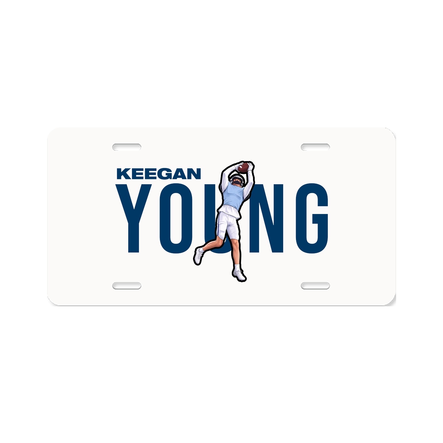 License Plate — Player Name in Classic