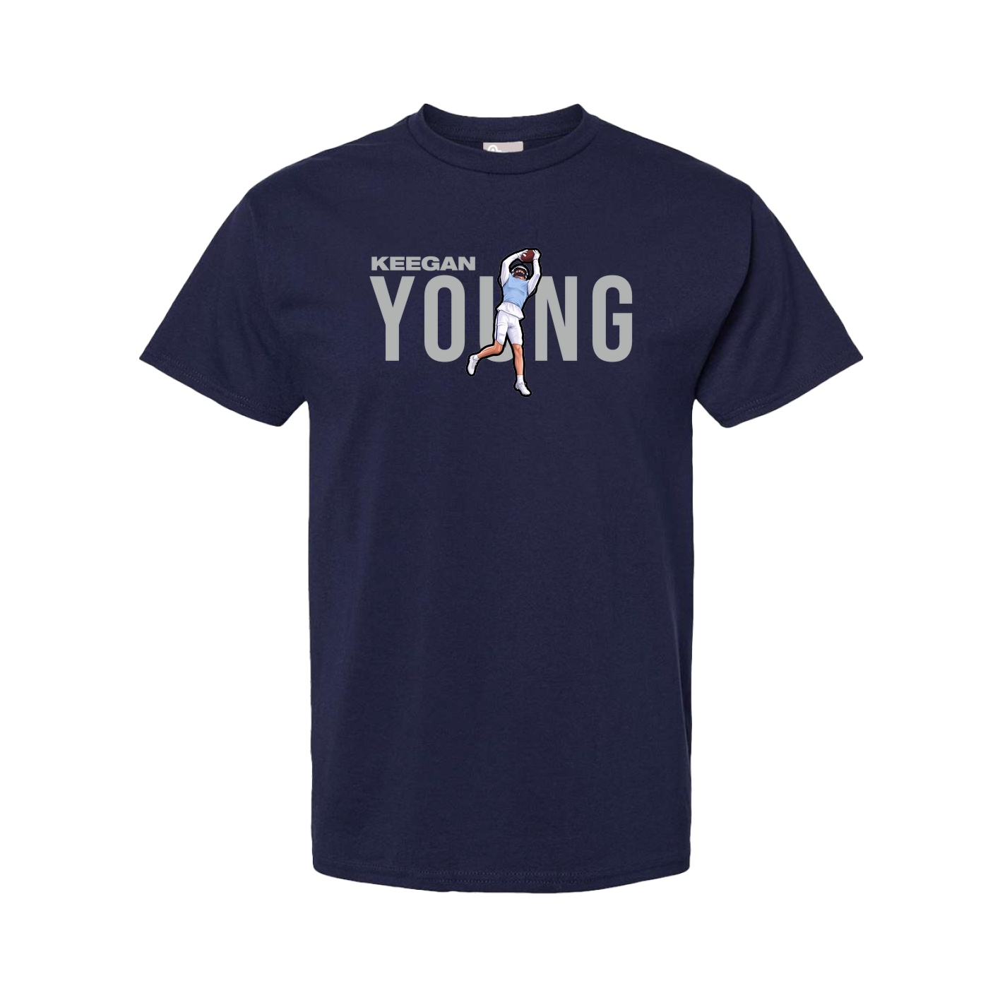 Youth Tee — Player Name in Navy