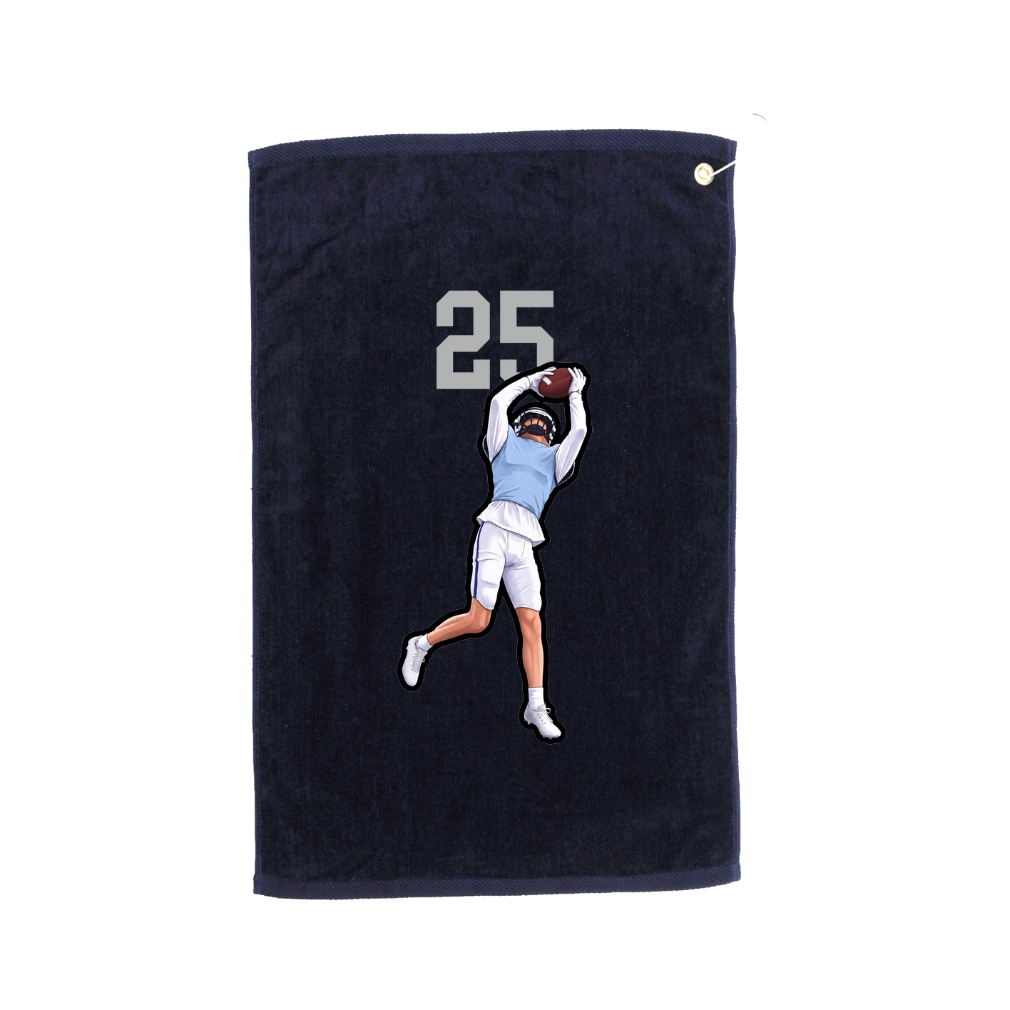 Golf Towel — Number Top in Navy