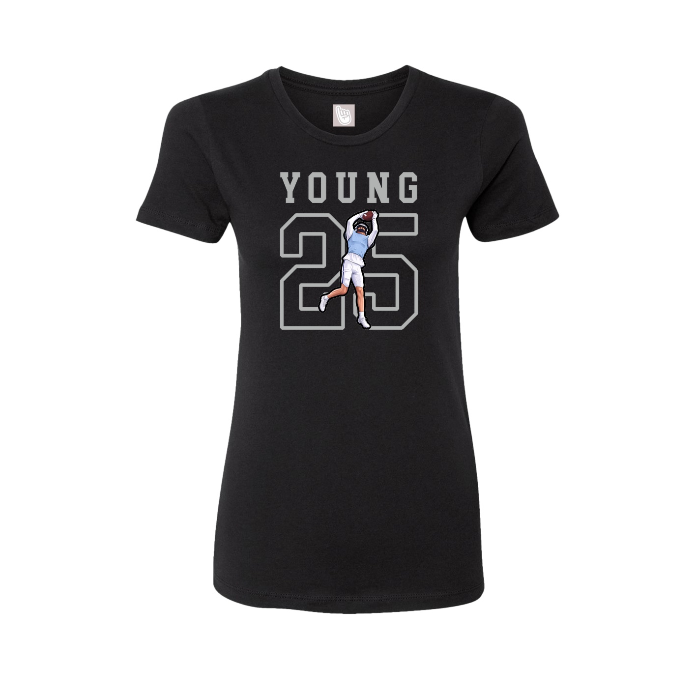 Fitted Women's Tee — Shirsey in Black
