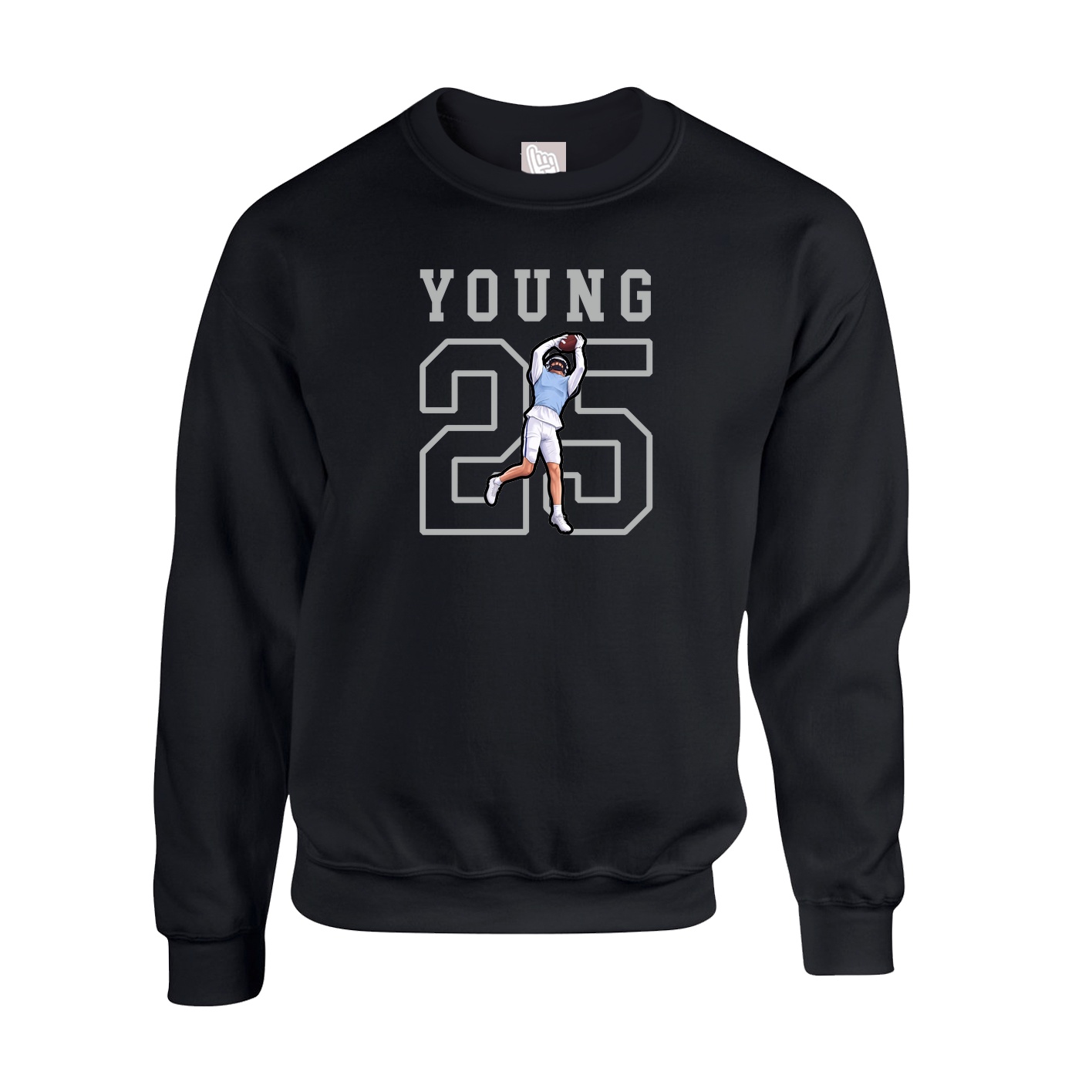 Fleece Crew — Shirsey in Black