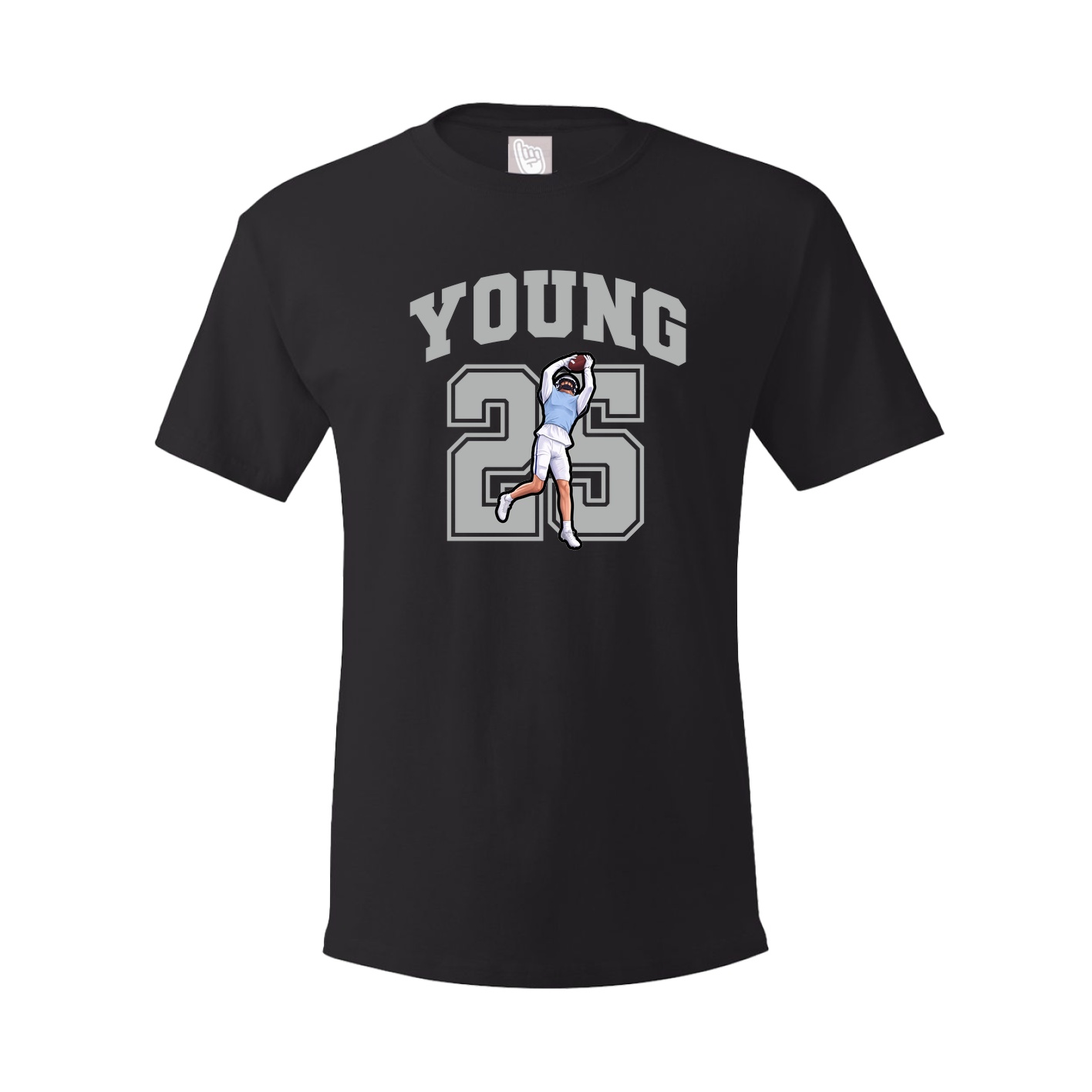 Youth Tee — Number in Black